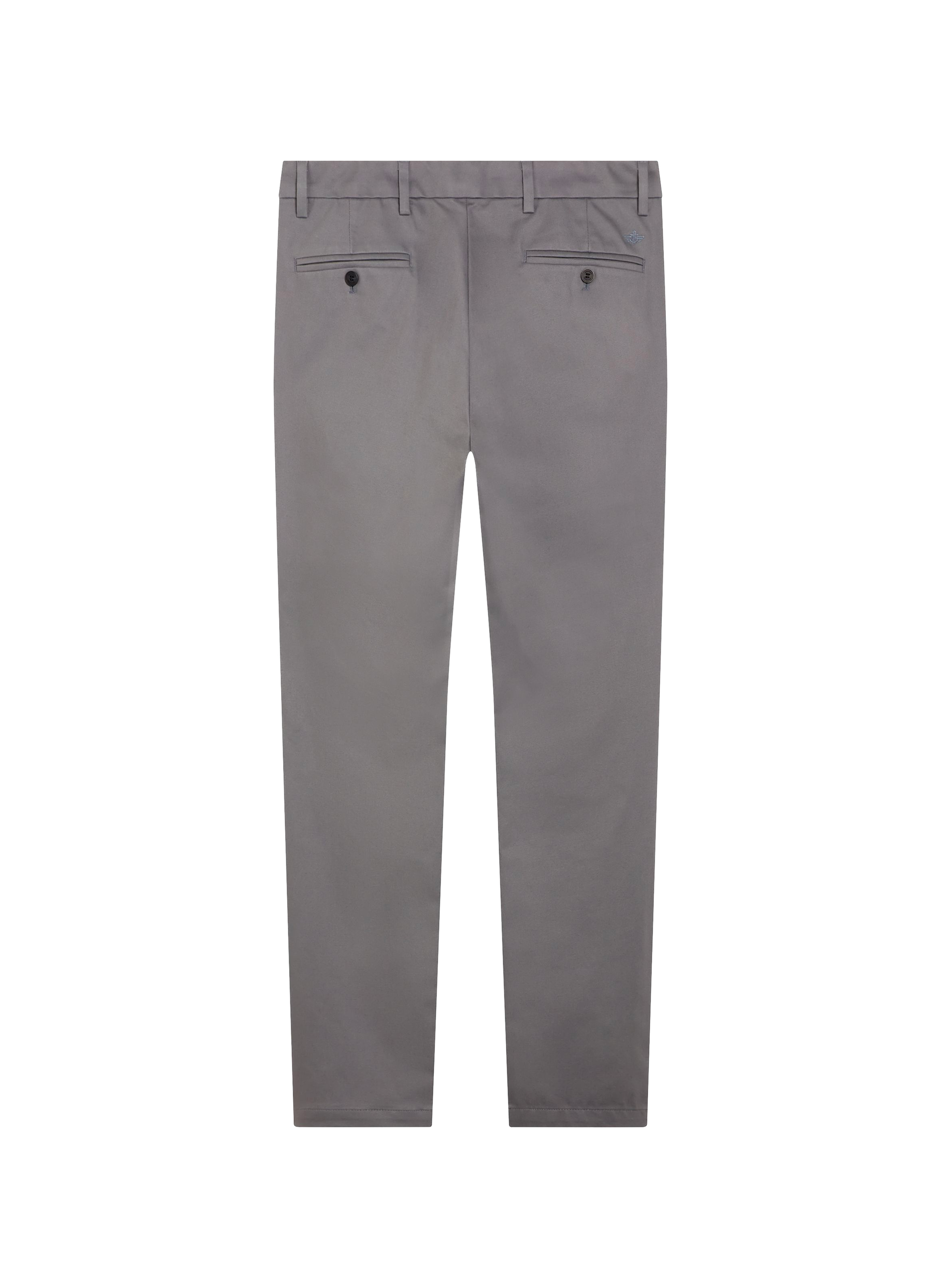 Pantalon uni en coton DOCKERS Gris