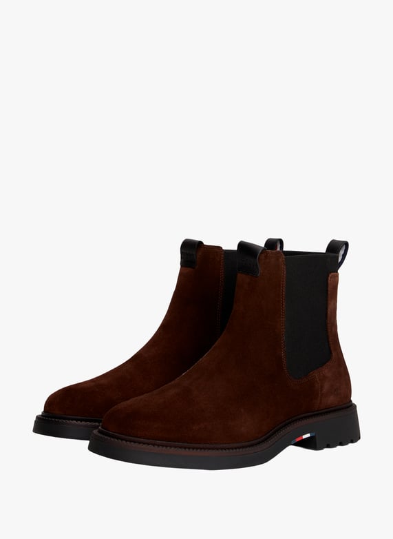 Bottines Chelsea en cuir | Marron by TOMMY HILFIGER Bottines Chelsea en cuir Marron