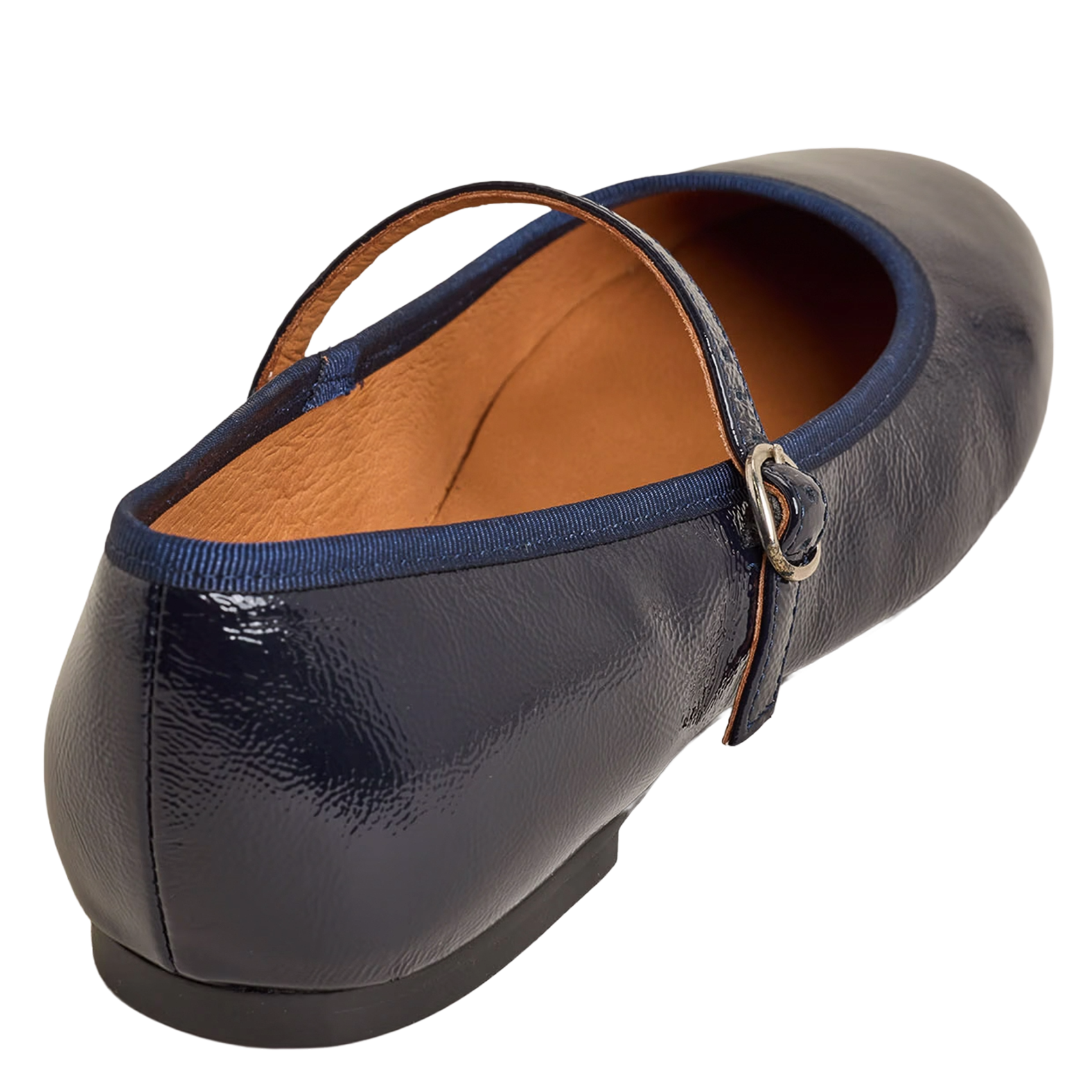 Ballerines en cuir douceur JONAK Bleu