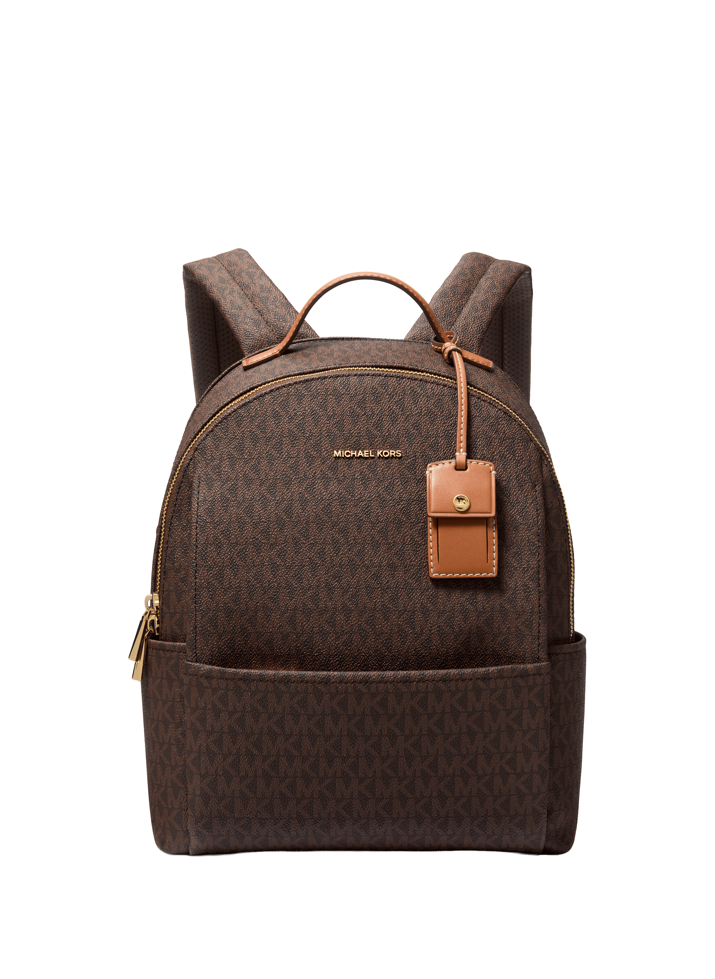 MICHAEL KORS Monogrammed backpack Brown