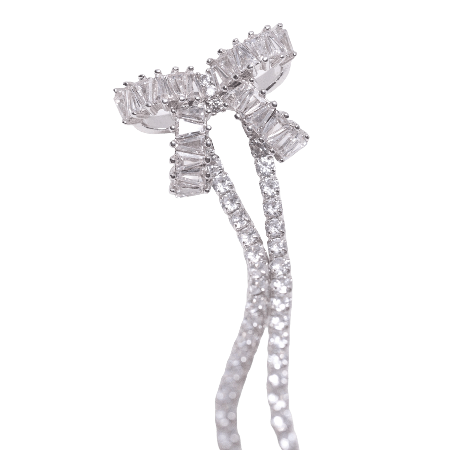 Boucles d'oreilles nœud MAJE Argent