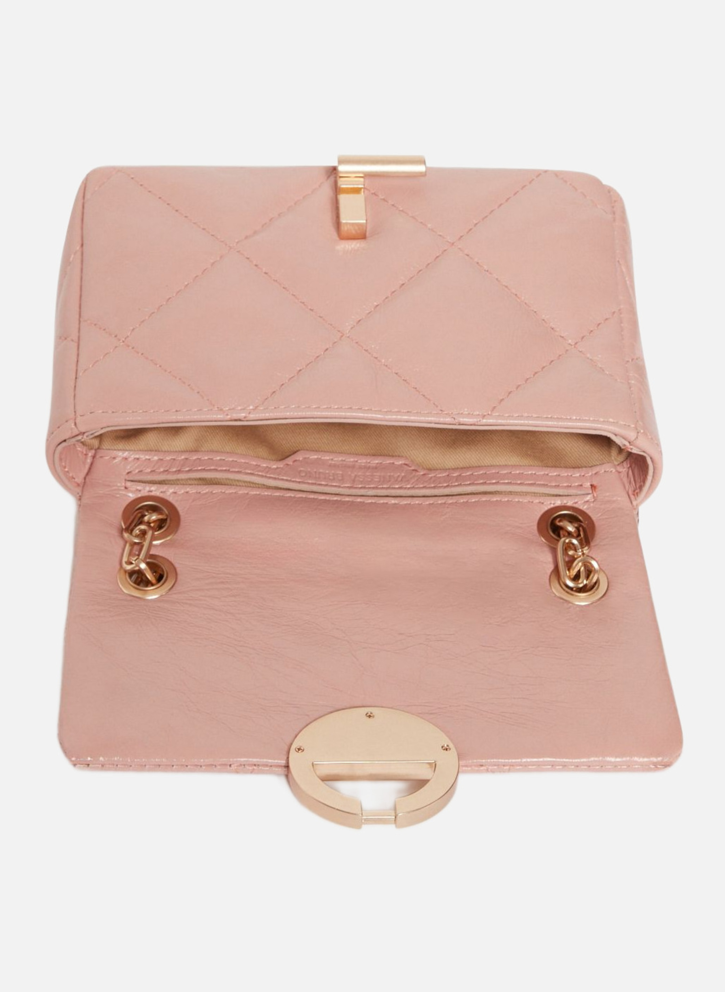 Petit sac moon en cuir VANESSA BRUNO Rose