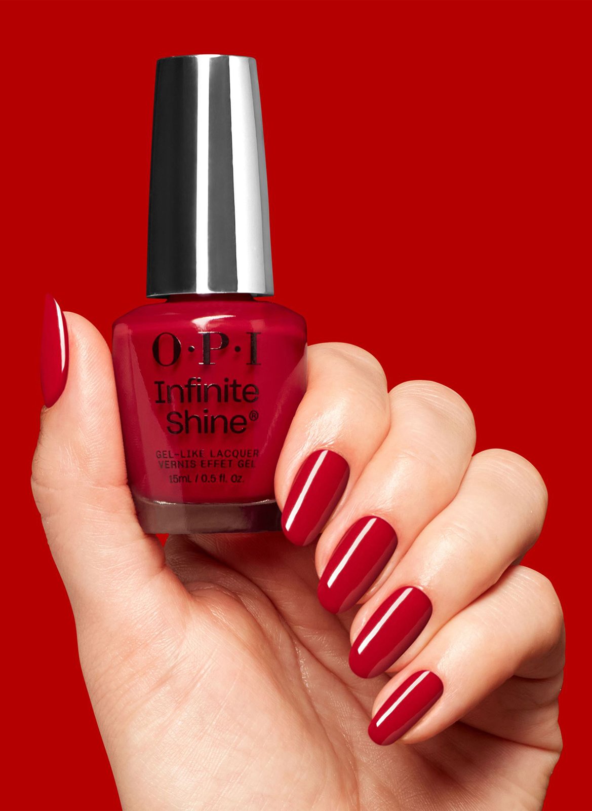 Gumdrop the Ball - Infinite Shine OPI Rouge foncé