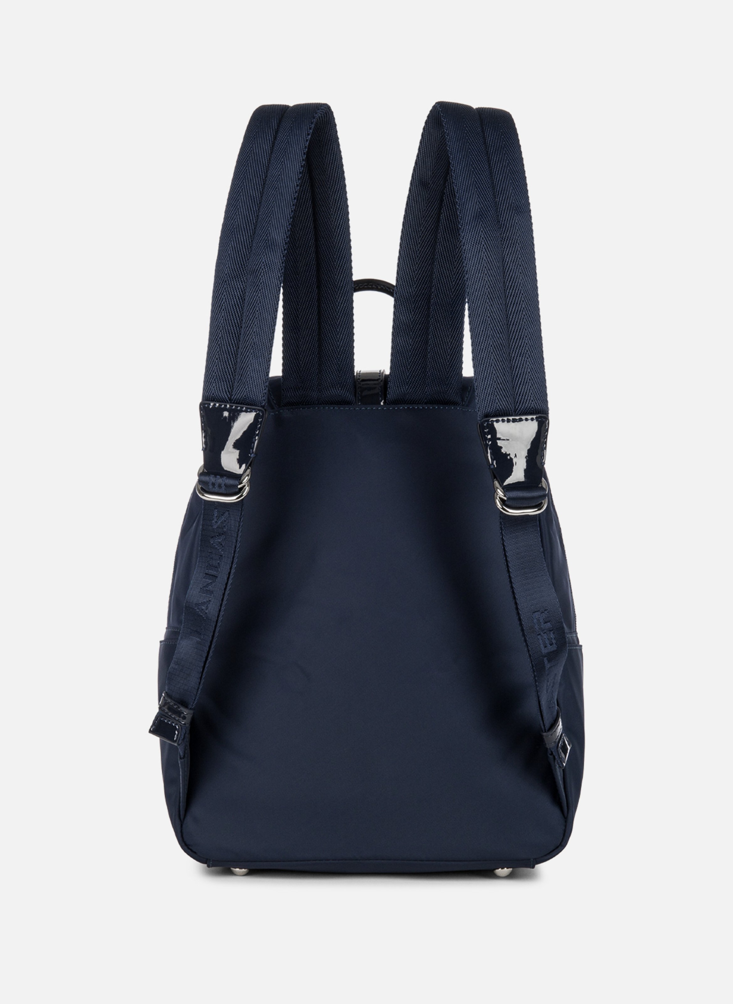 Sac à dos - basic verni Bleu