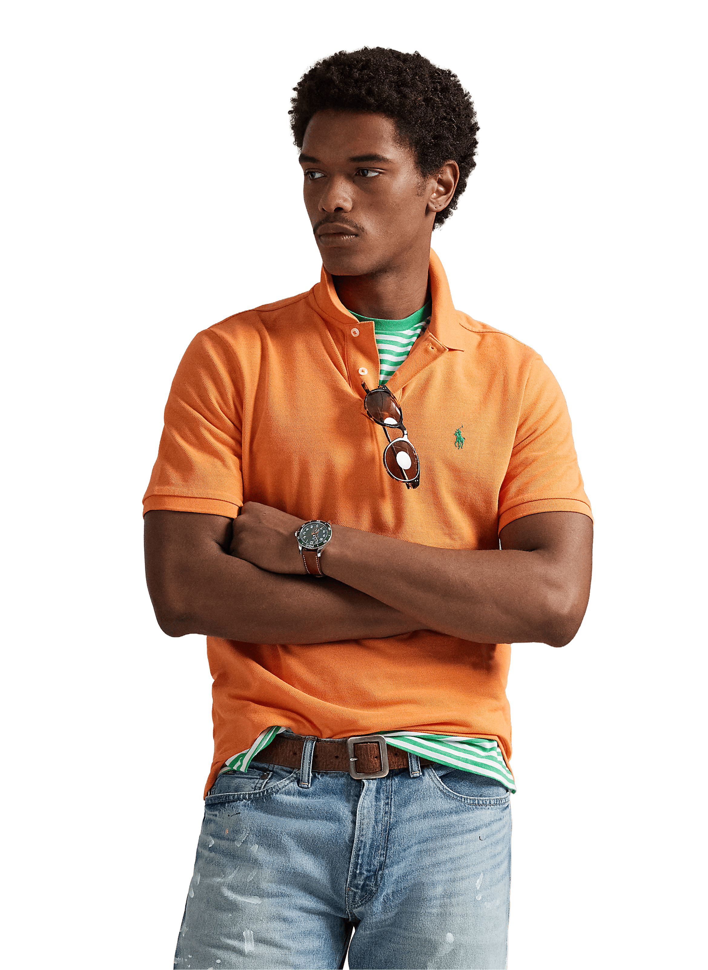 Polo en coton POLO RALPH LAUREN Orange
