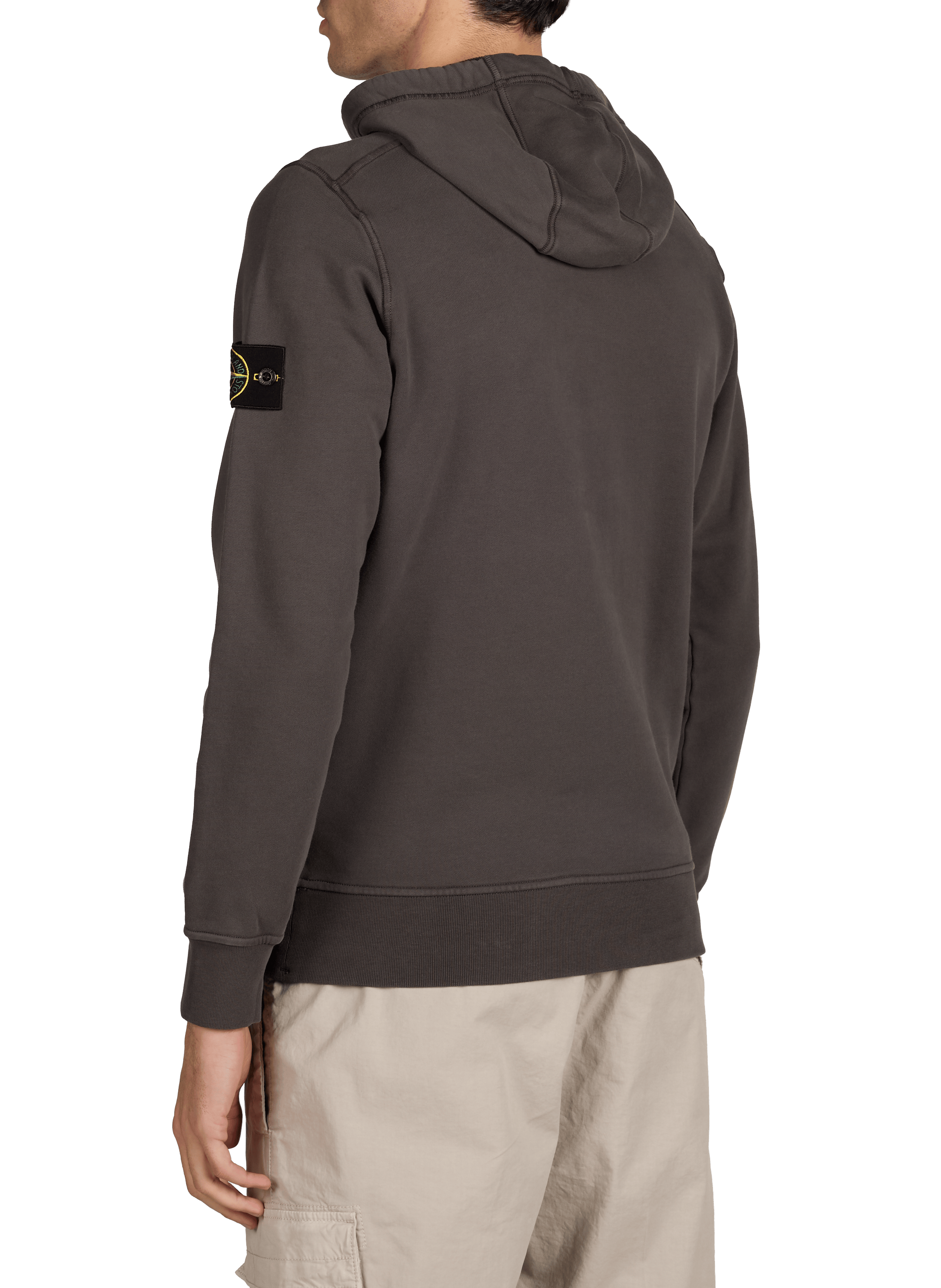 Cotton hoodie STONE ISLAND Grey