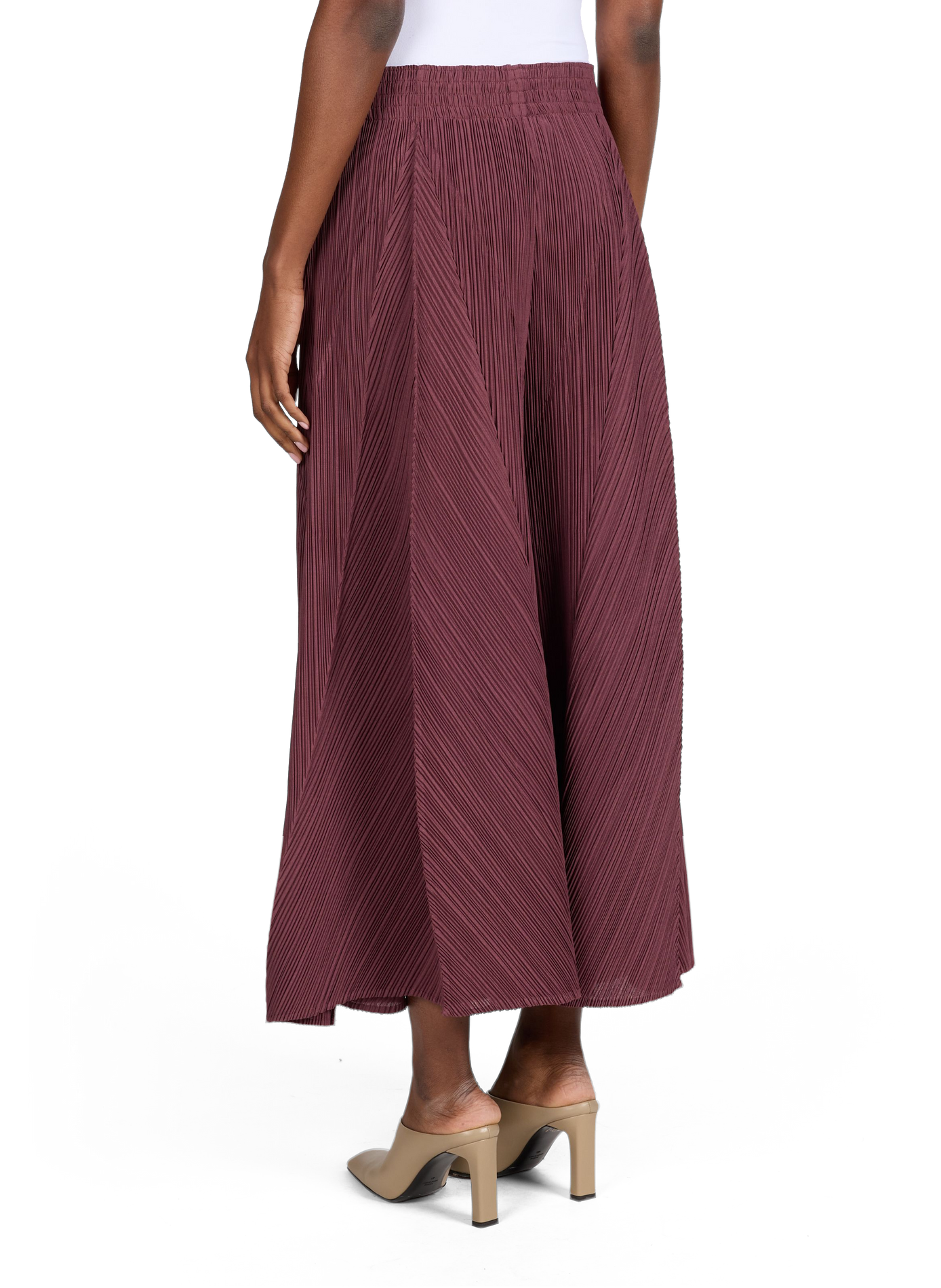 Wide Striped Trousers ADOLFO DOMINGUEZ Red
