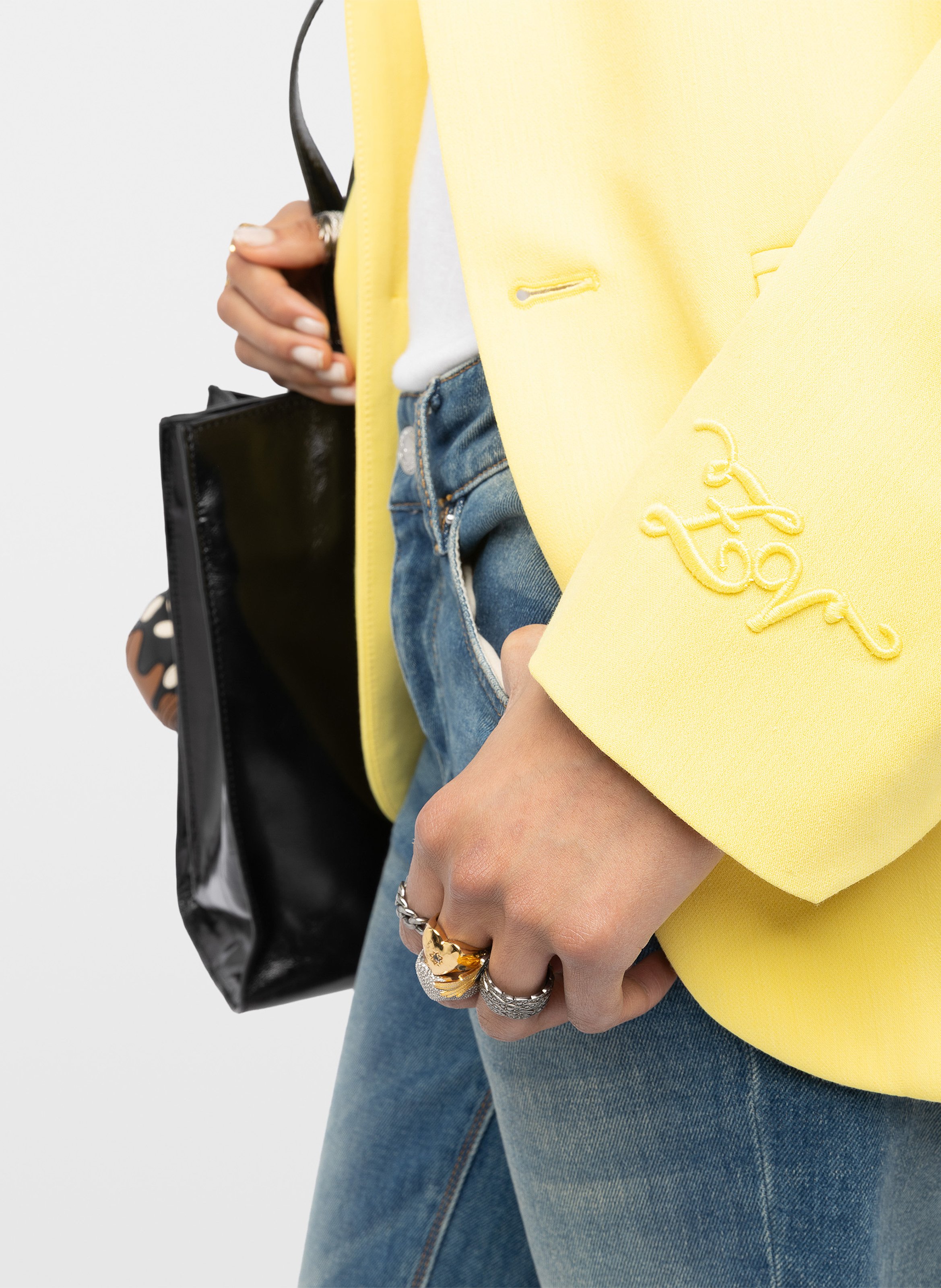 Veste blazer ajustée vanille ZADIG&VOLTAIRE Jaune