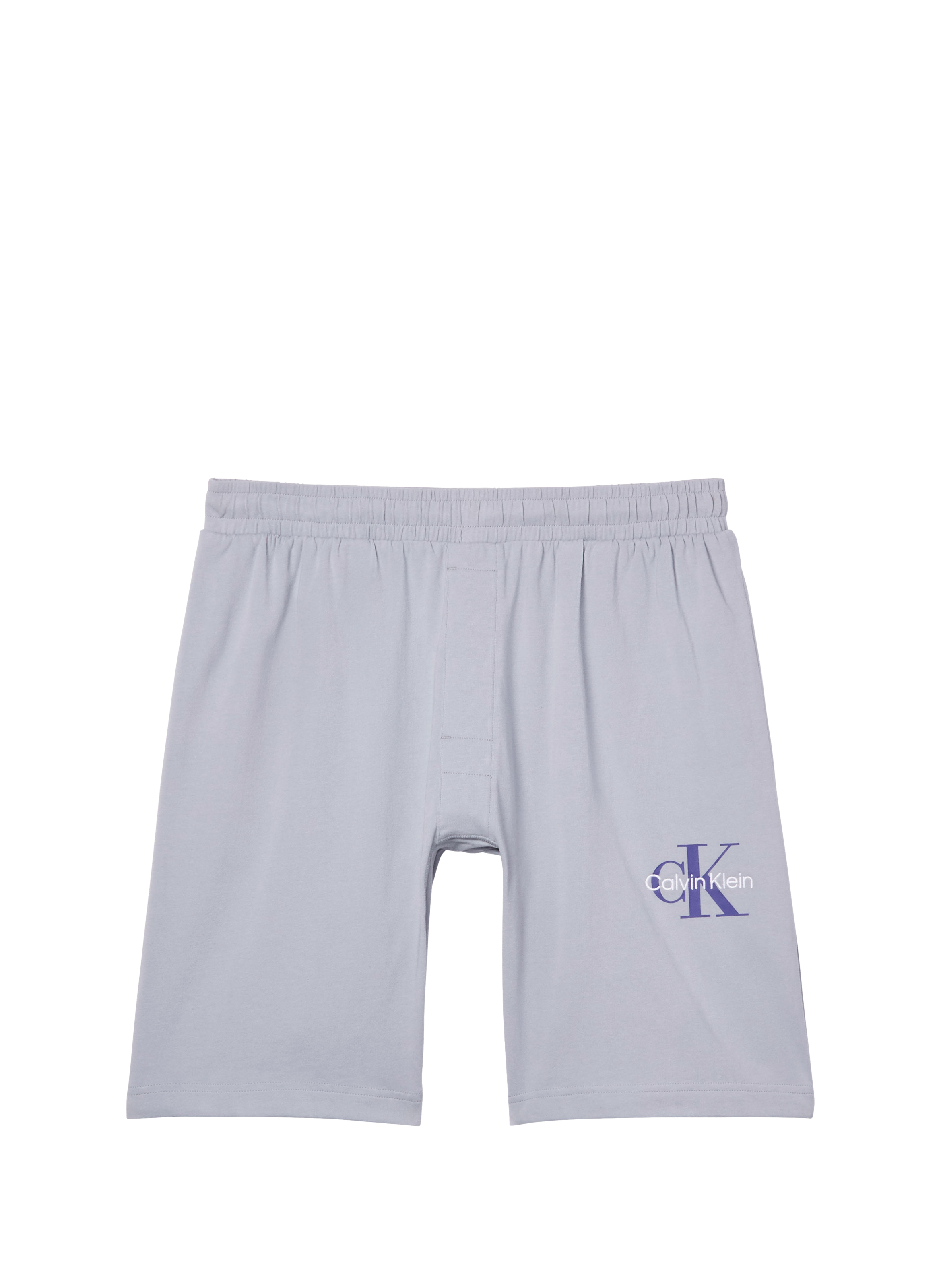 Logo cotton blend Bermuda shorts CALVIN KLEIN Grey