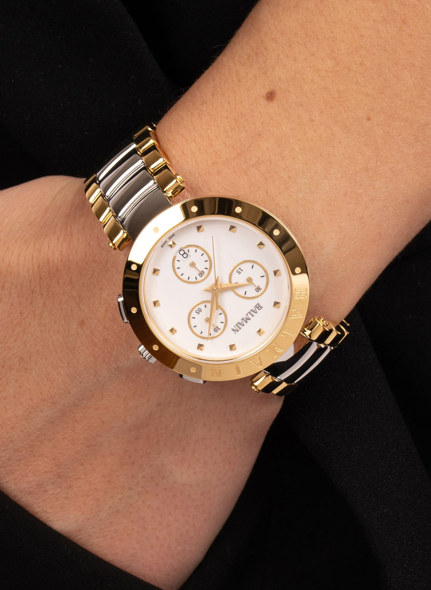 Montre quartz Balmainia en acier inoxydable BALMAIN WATCHES Doré