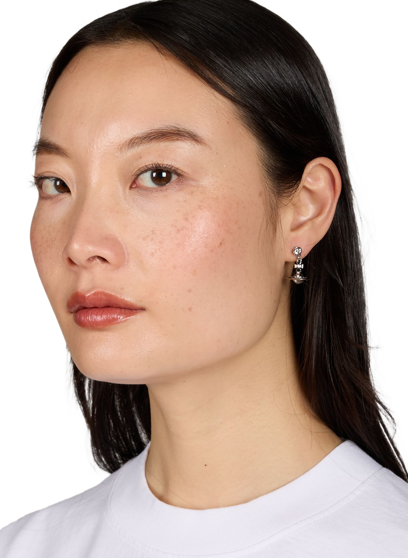 New small Orb earrings VIVIENNE WESTWOOD Silver