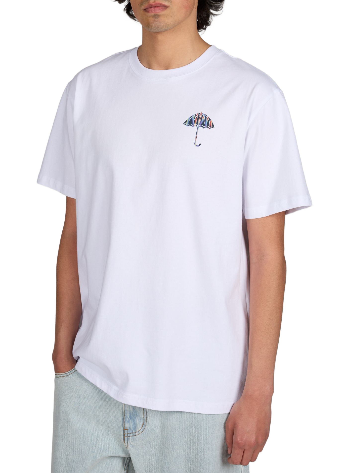 Classic Cotton T-Shirt HELAS CAPS White