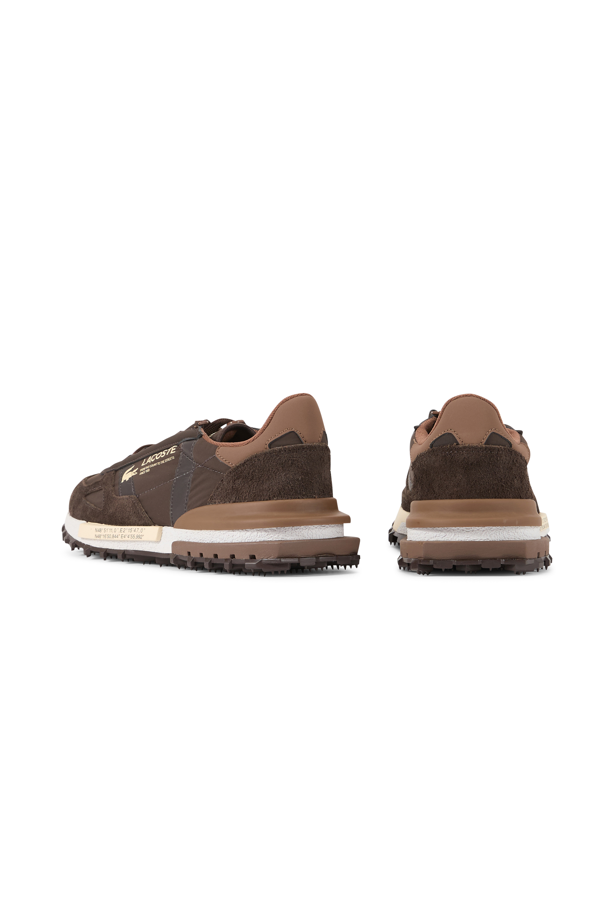 Baskets elite active LACOSTE Marron