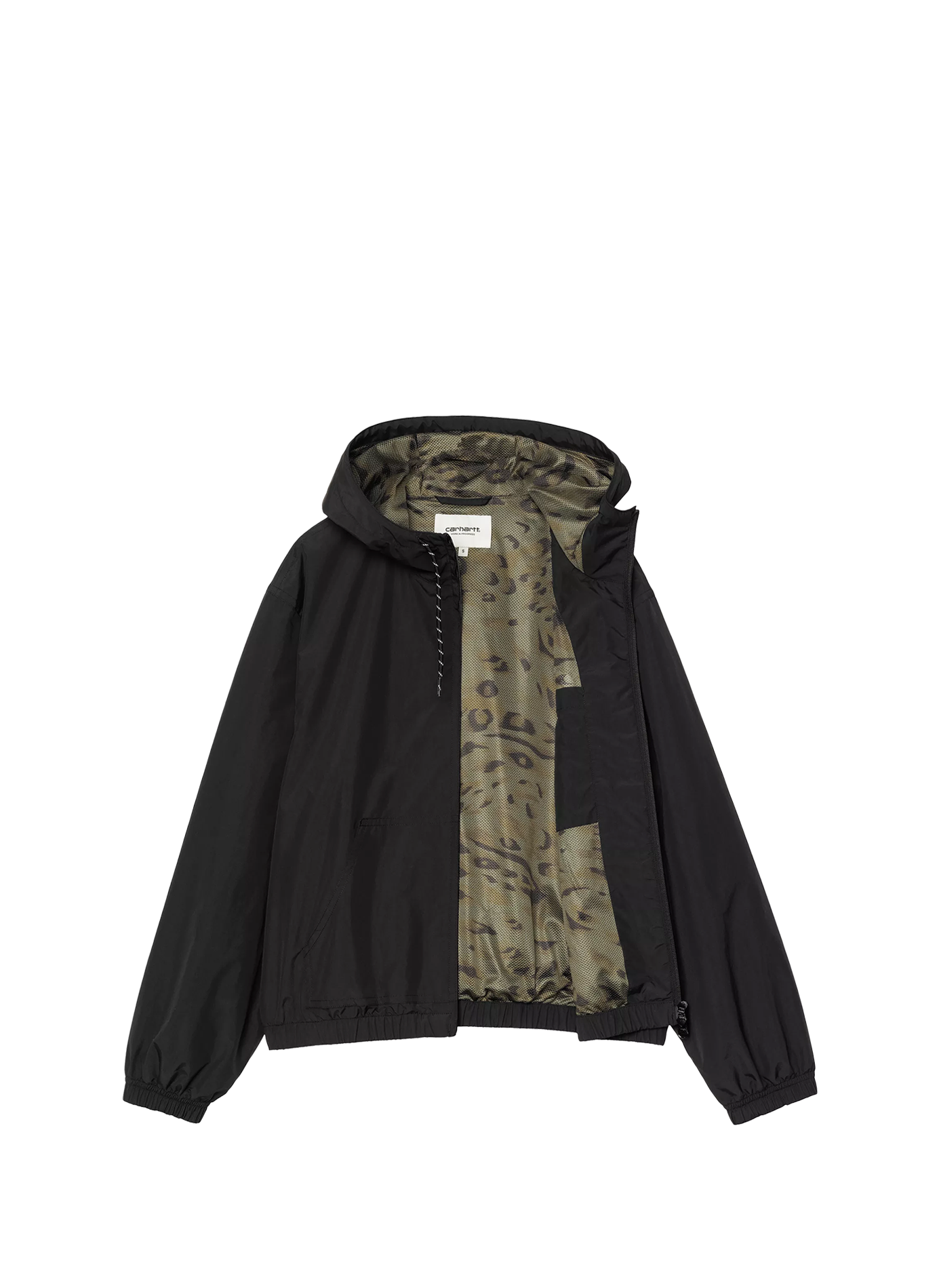 Hoodie met geborduurd logo - Travon CARHARTT WIP Zwart