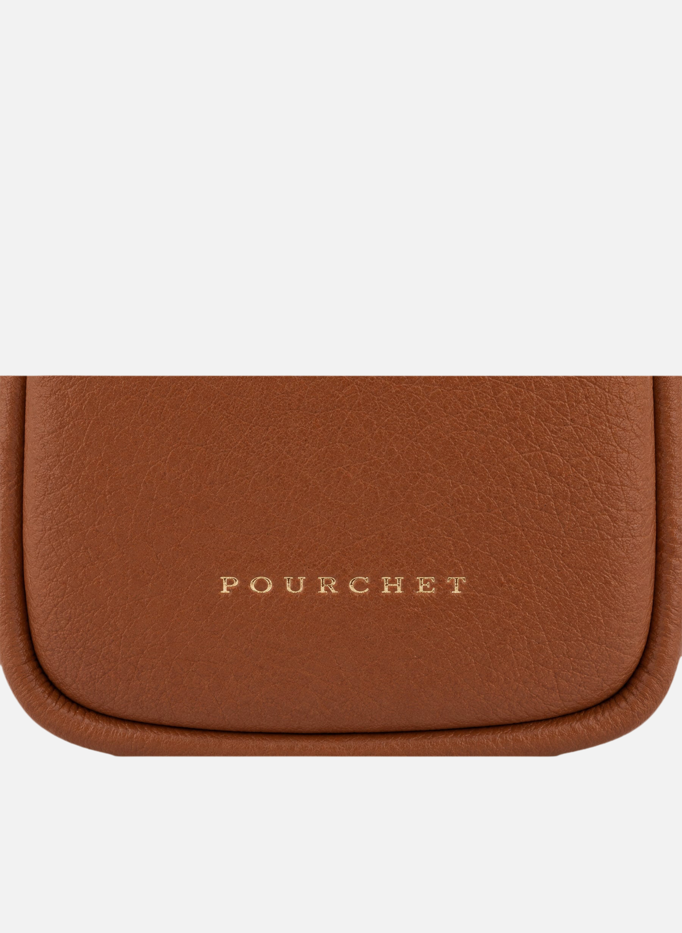 Club | etui airpods POURCHET Marron