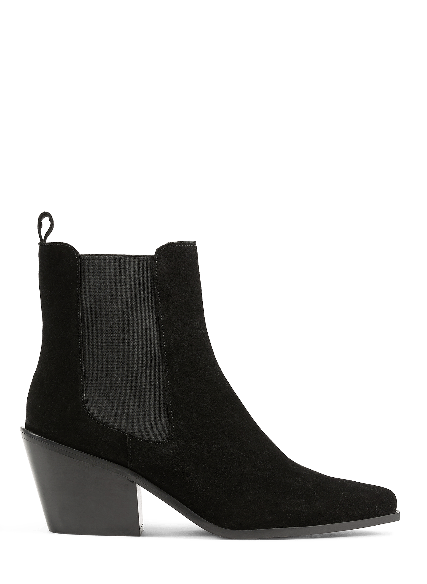 Bottines en cuir velours SAISON 1865 Noir