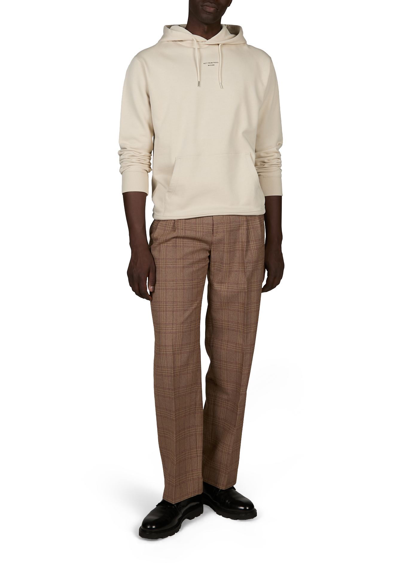 Katoenen hoodie DROLE DE MONSIEUR Beige