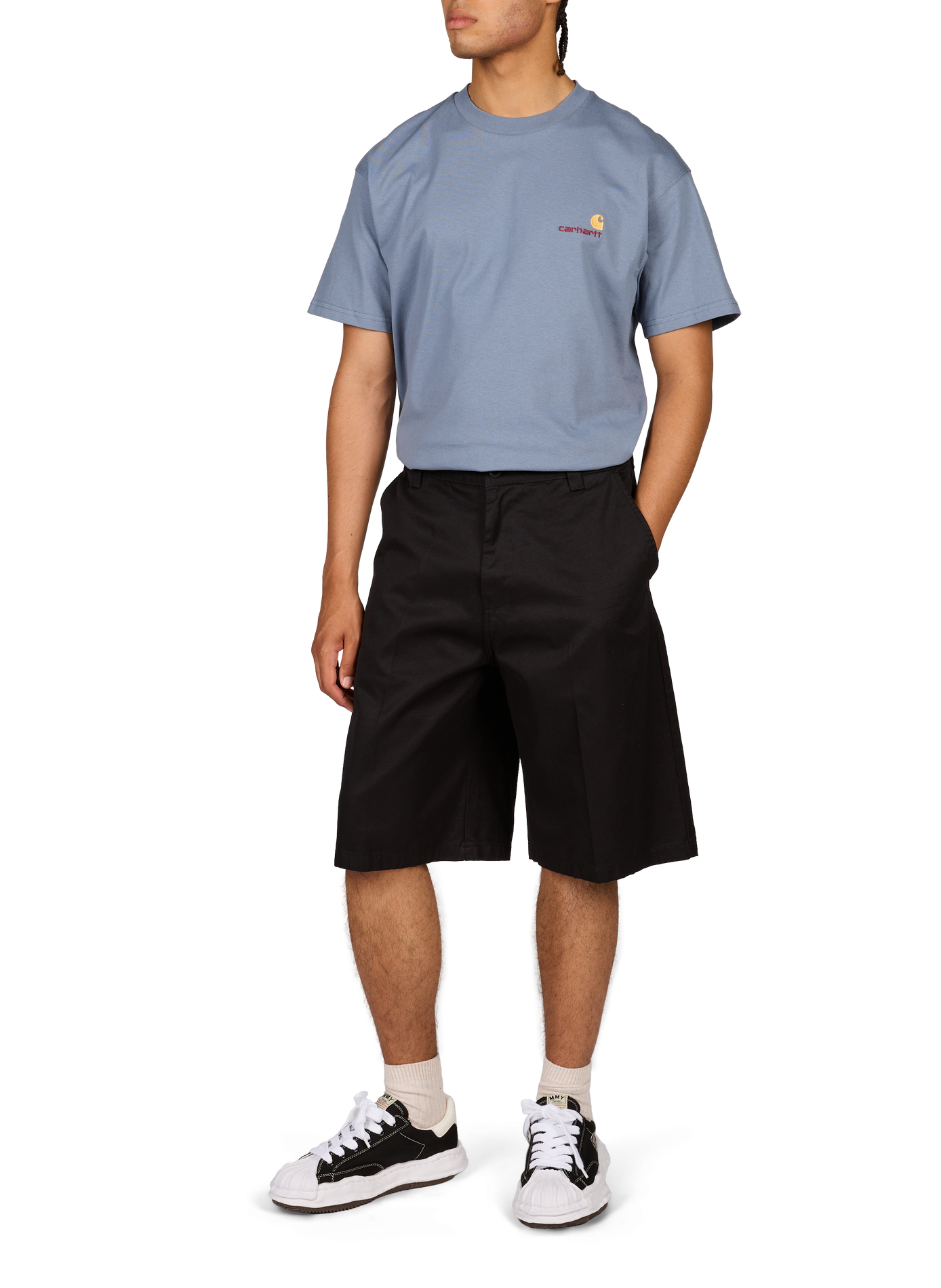 Short ample Brader en coton CARHARTT WIP Noir