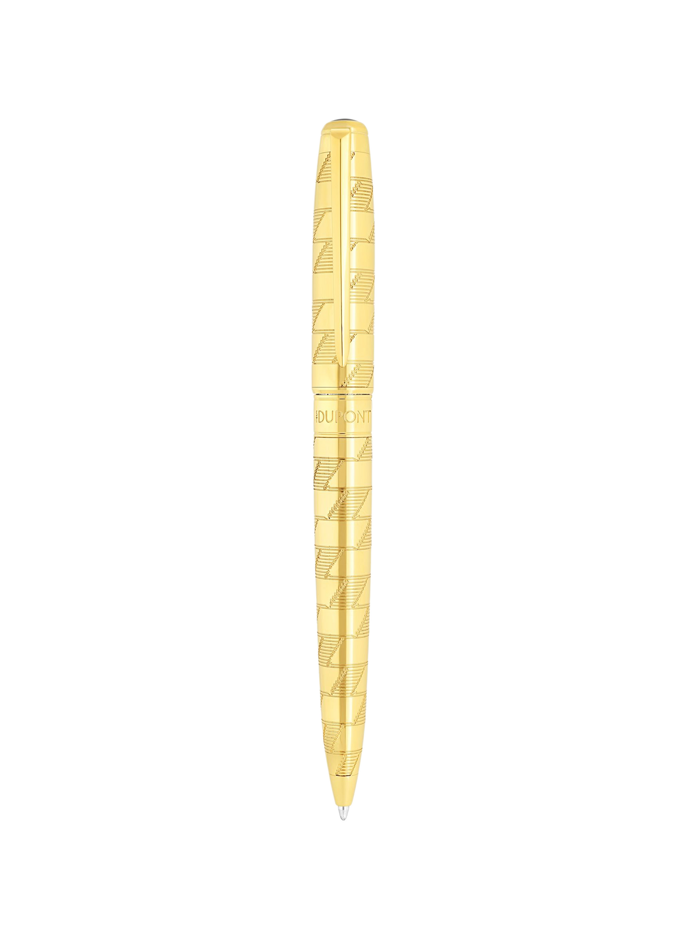 Large Ballpoint Pen Monogram 1872 Line D Eternity S.T. DUPONT Golden
