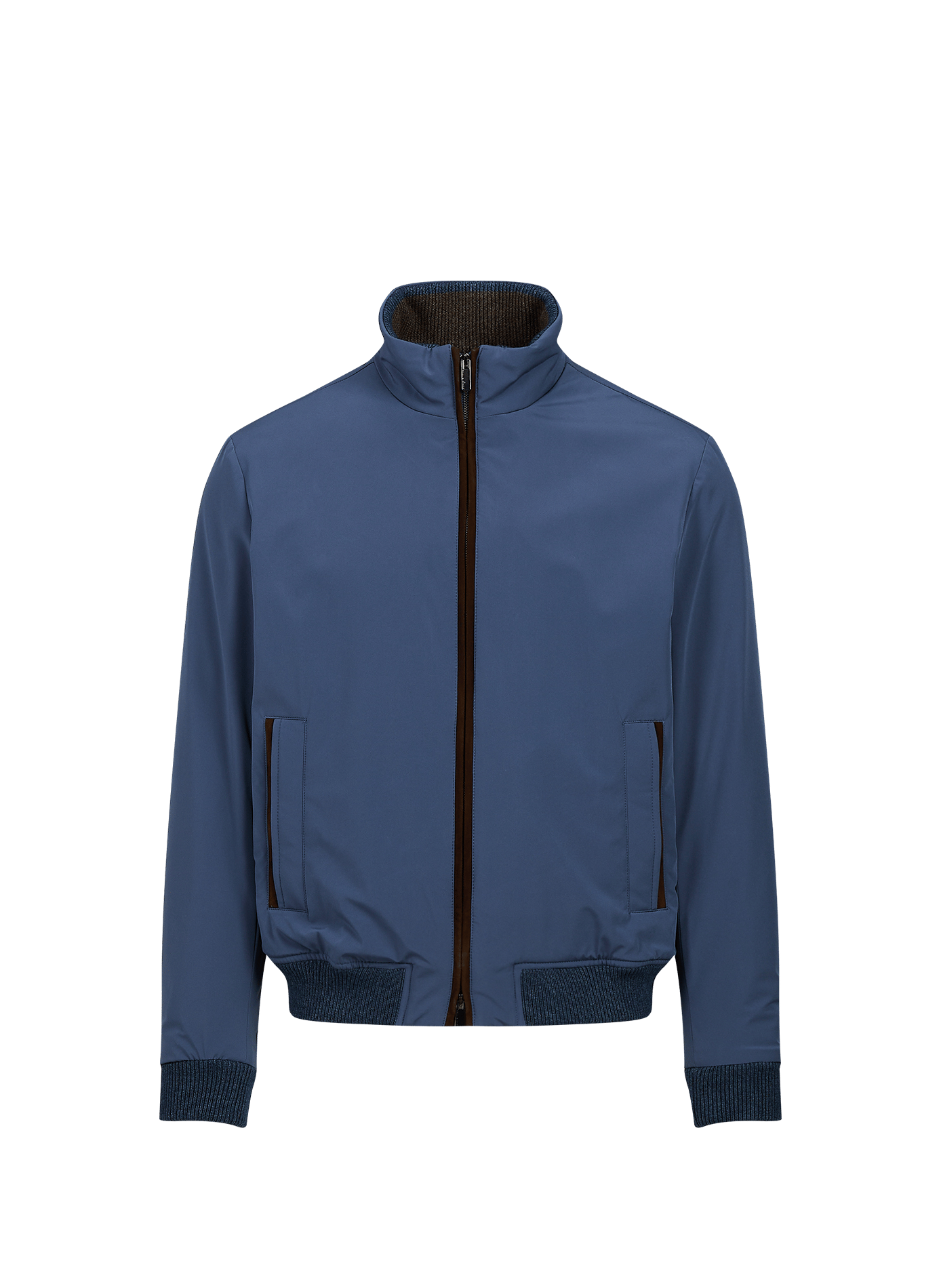 Straight stand-up collar jacket PAUL & SHARK Blue
