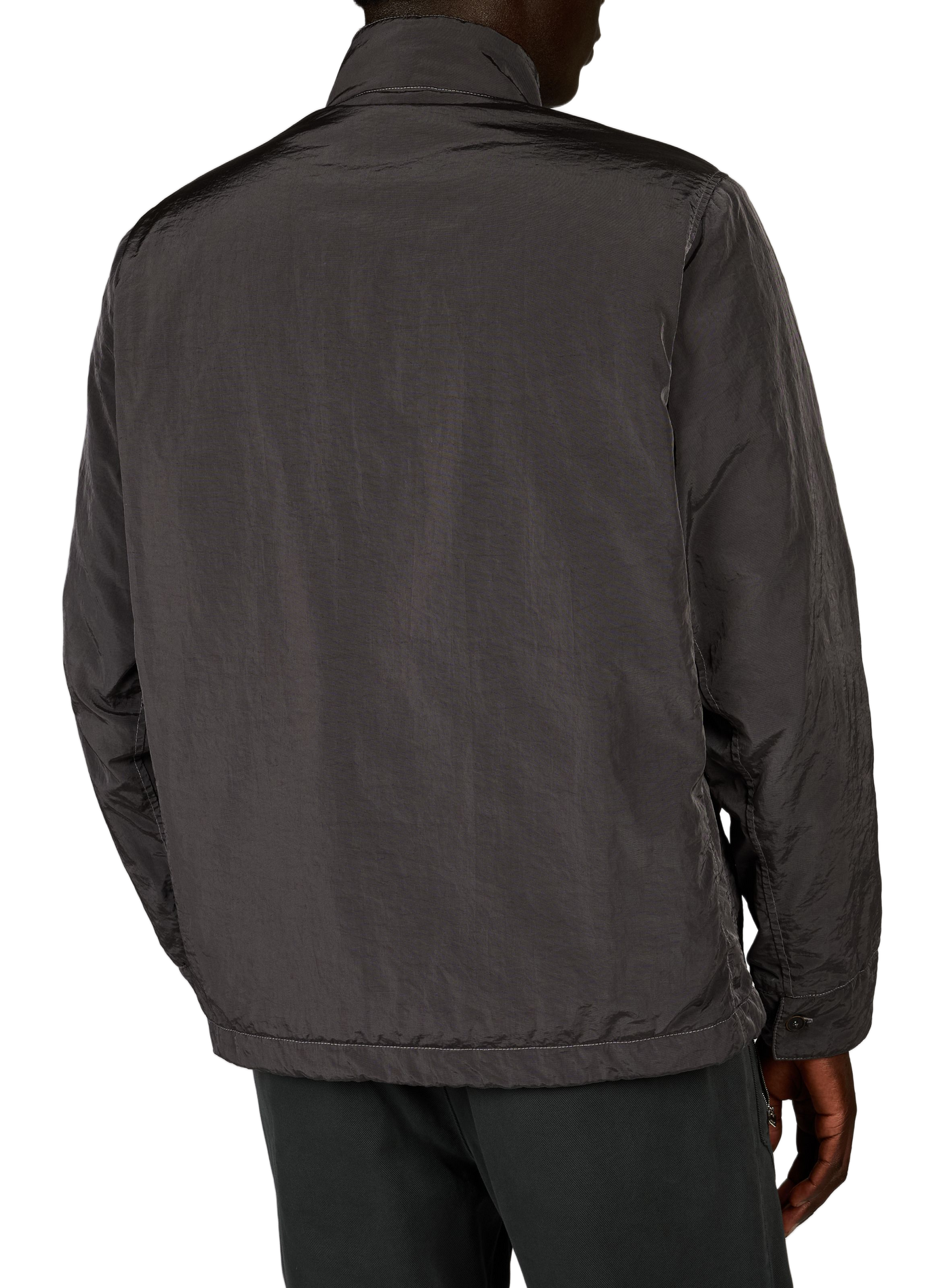 Light straight jacket with high collar RANRA Grey