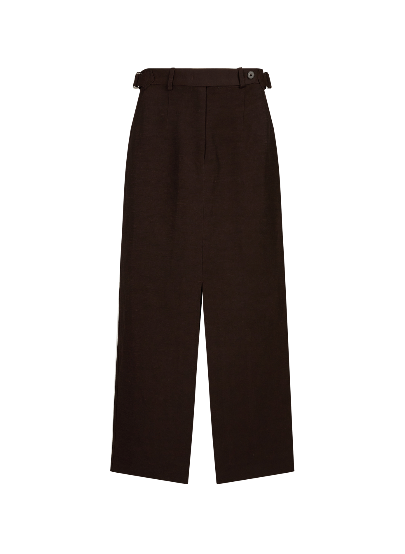 Straight Midi Skirt CO Brown