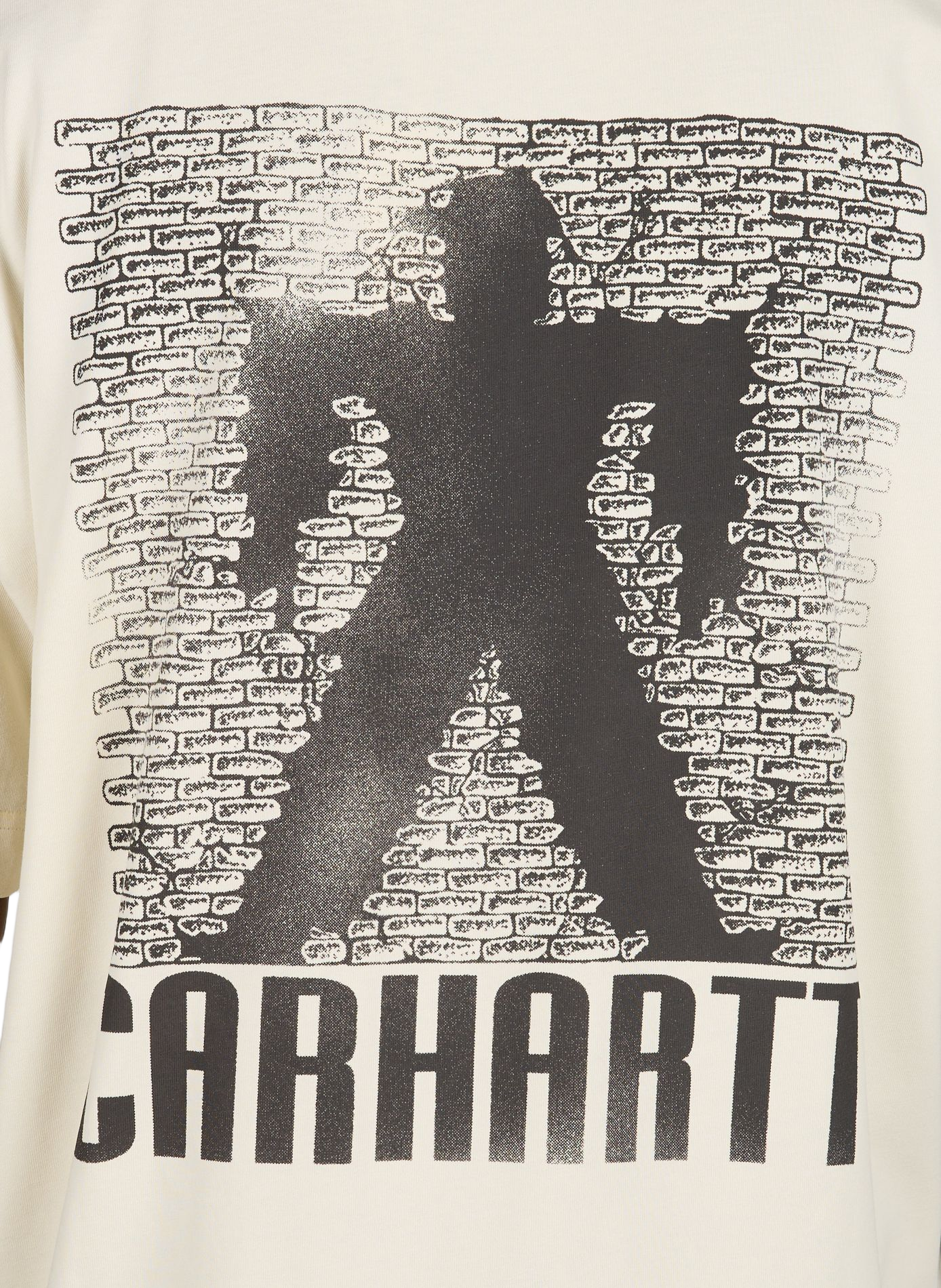 Bedrucktes Baumwoll-T-Shirt CARHARTT WIP Beige