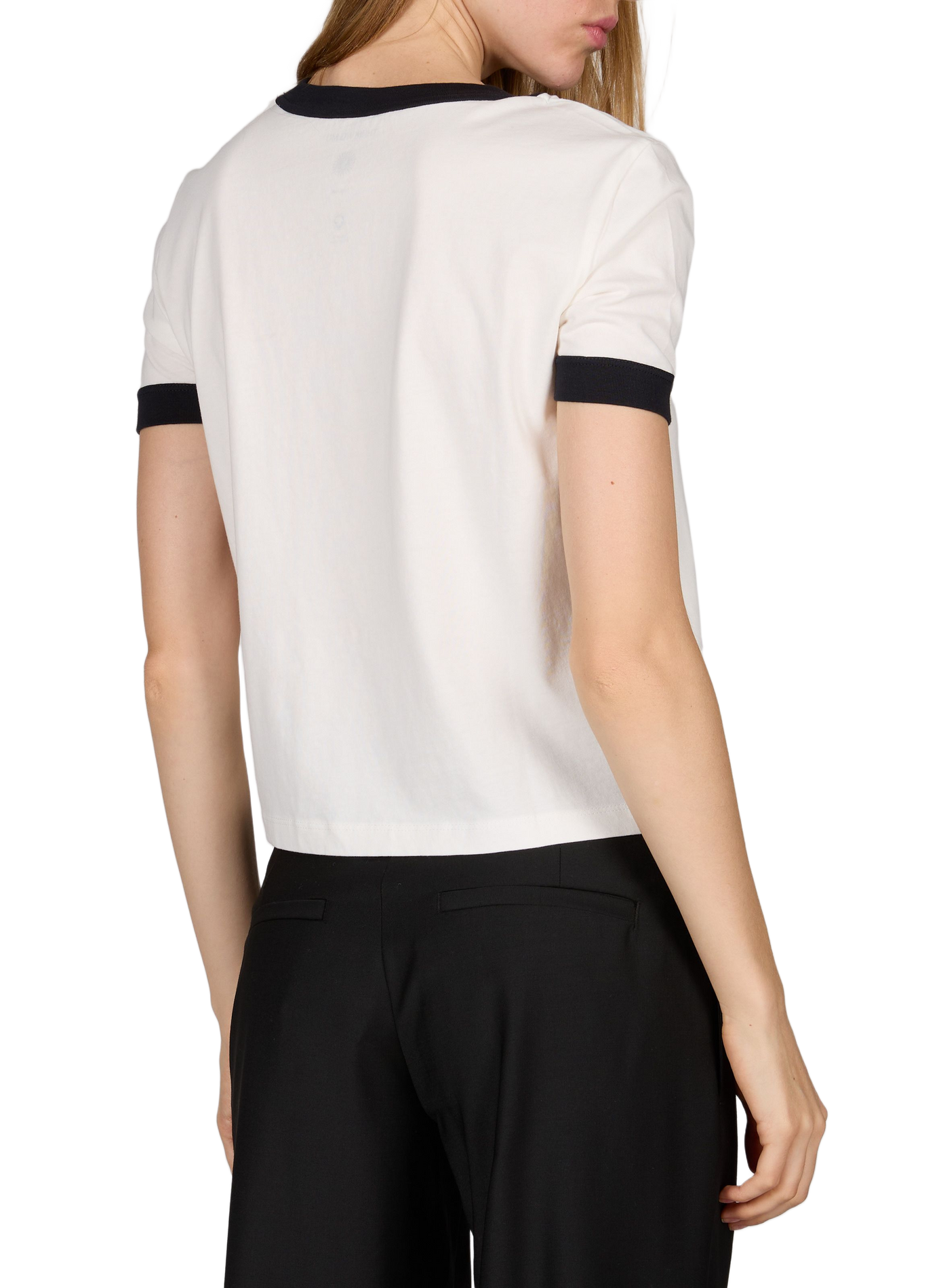 Screen-printed cotton T-shirt Zowie THINKING MU White