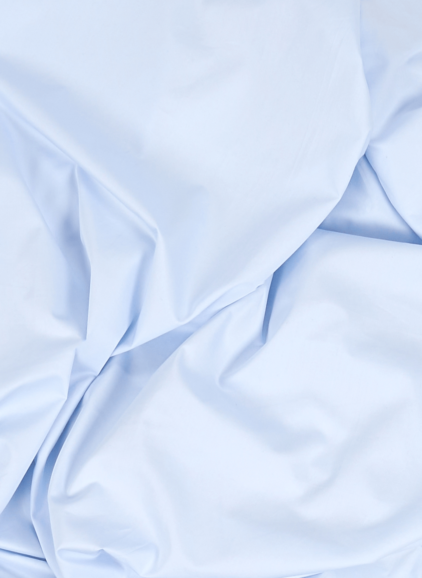 Cotton satin house sheet AU PRINTEMPS PARIS Blue