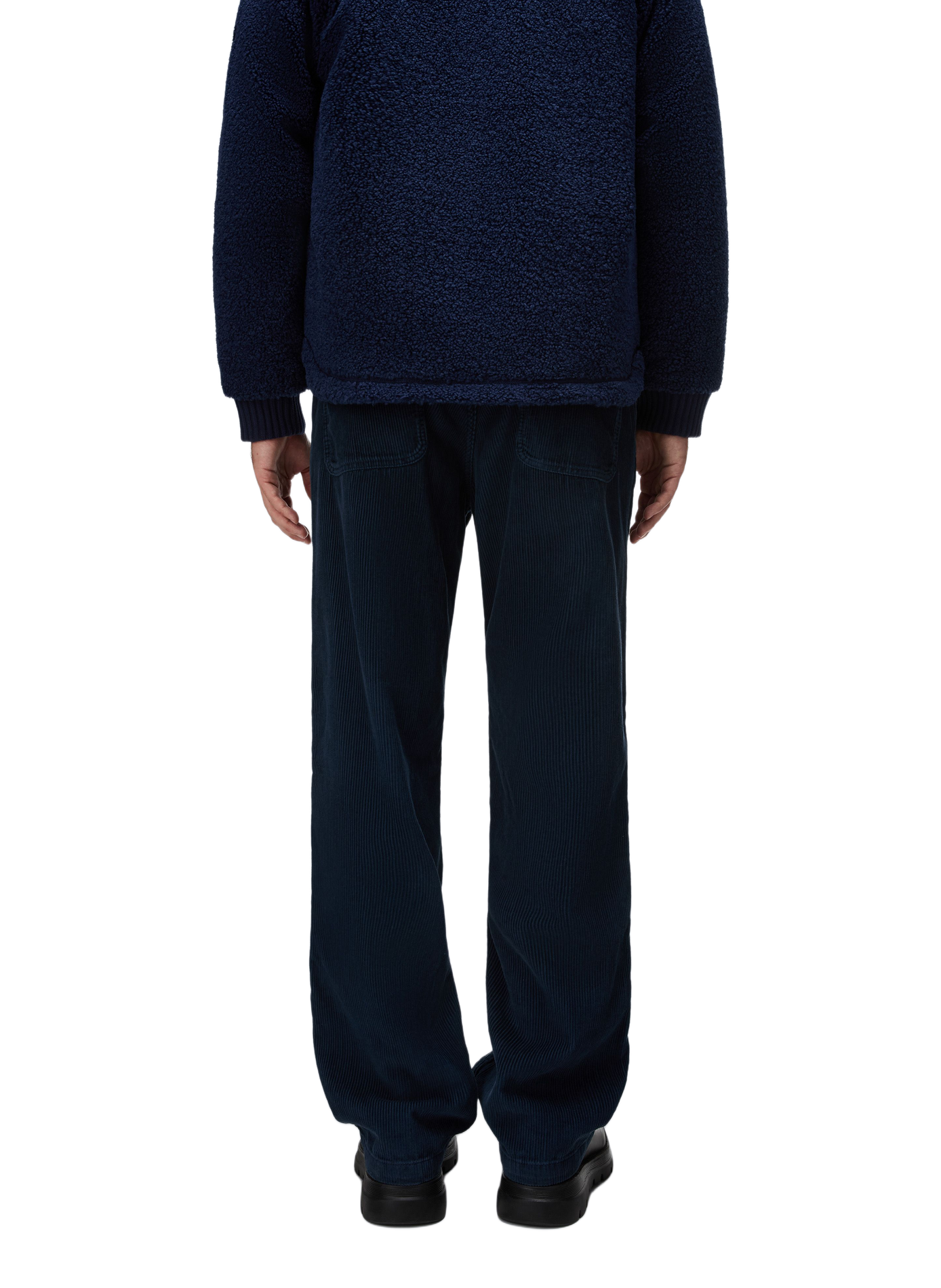 Pantalon droit en velours côtelé NAPAPIJRI Bleu