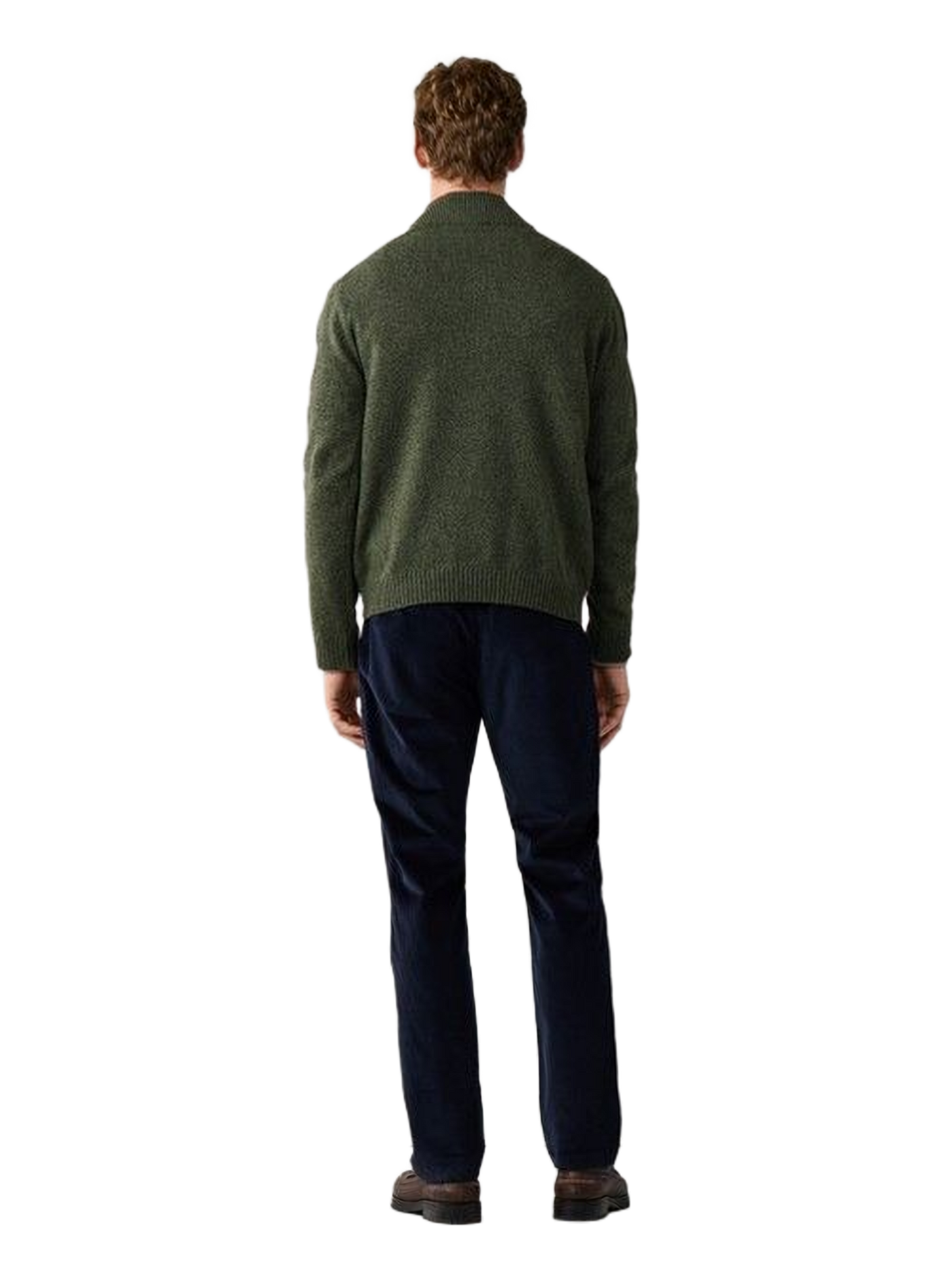 Fox patch cardigan FACONNABLE Khaki