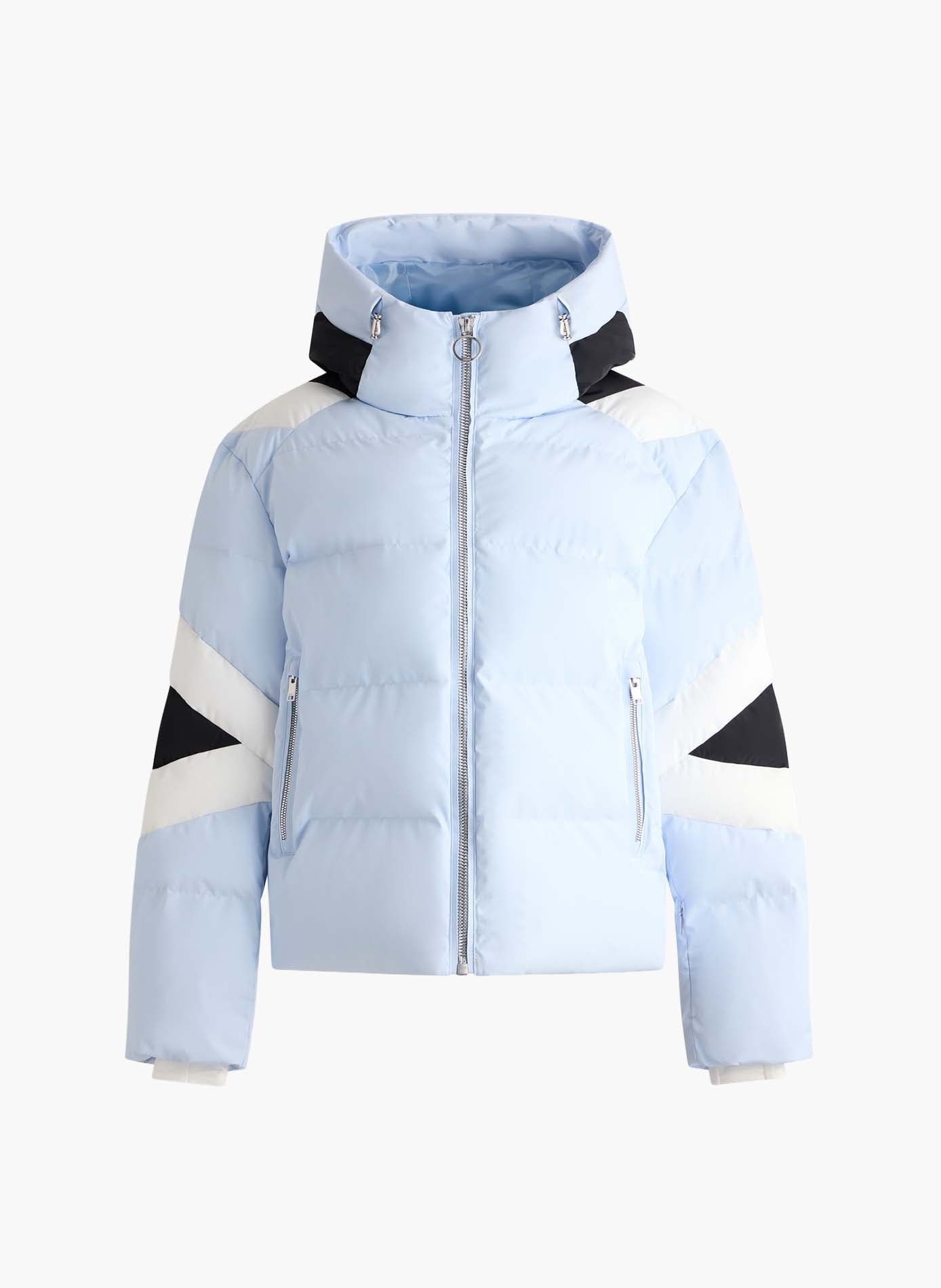 Doudoune charloy col capuche coupe oversize  Nuage/neige/noir