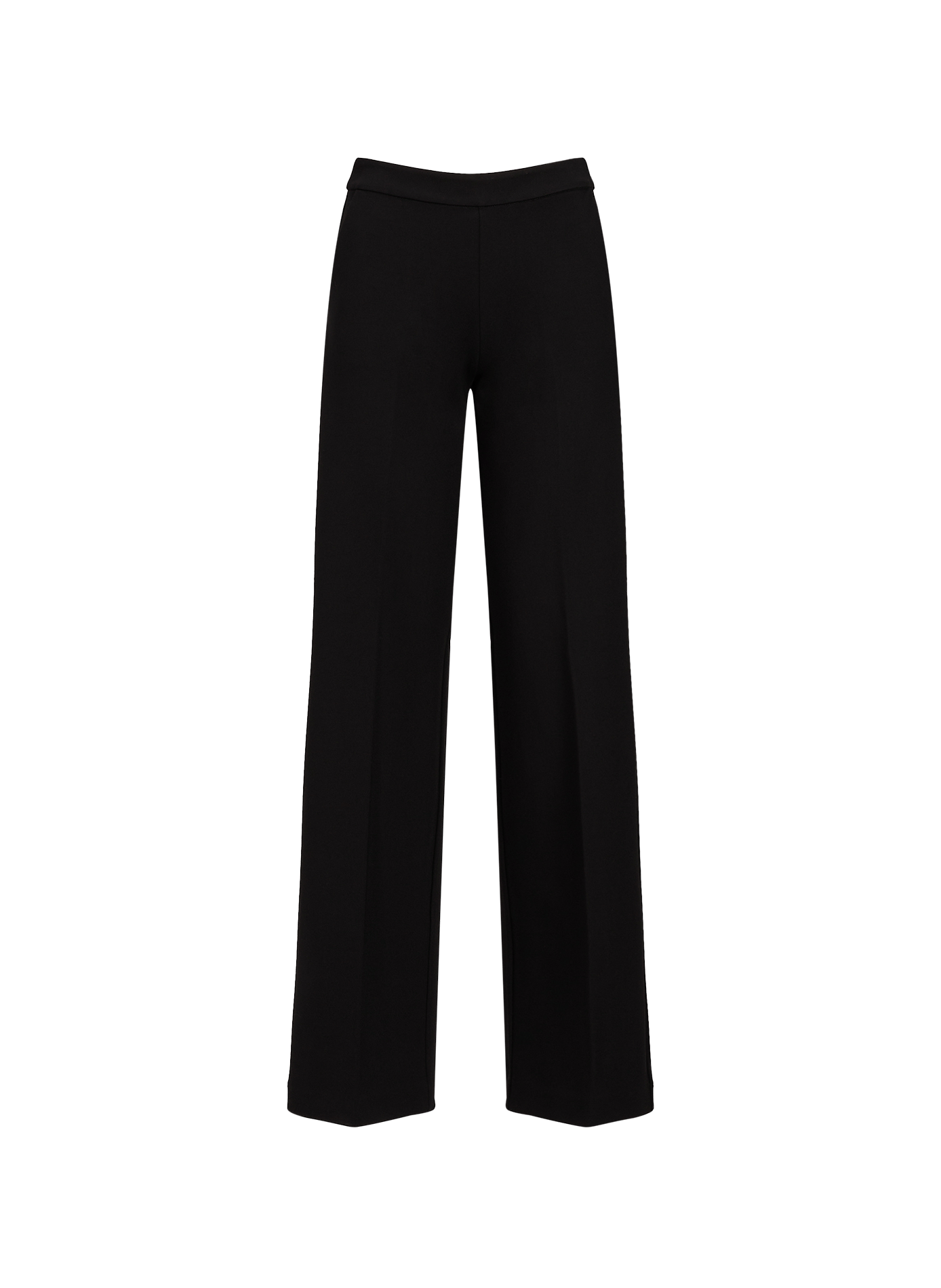 Pantalon droit Sophia à jambe large GUESS Noir