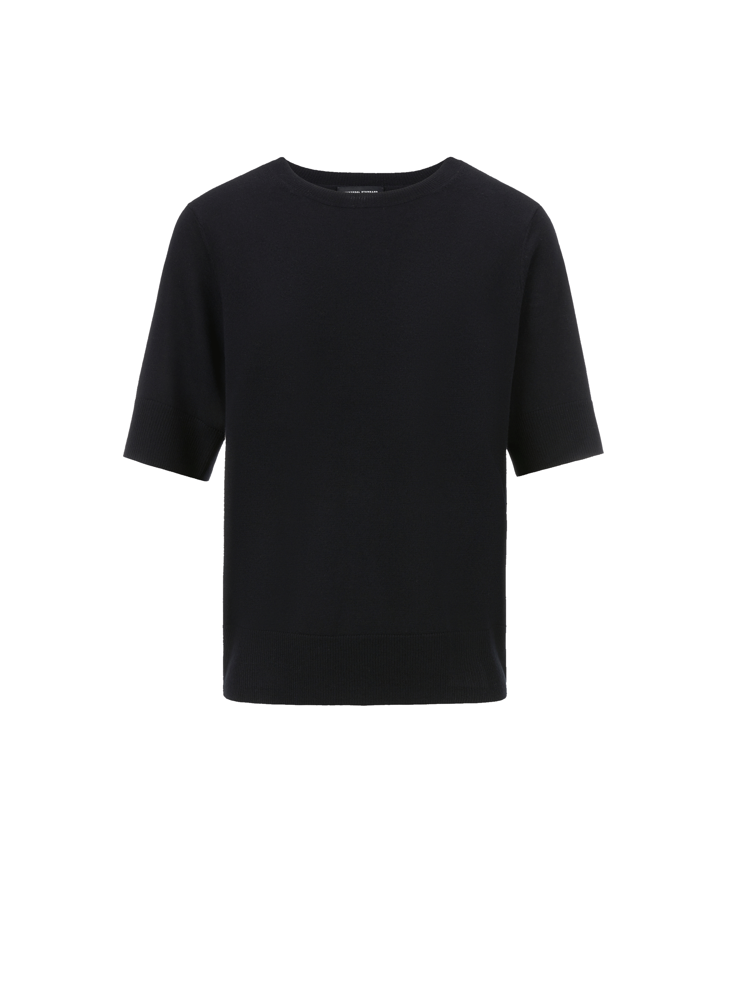 UNIVERSAL STANDARD Classic merino wool jumper Black