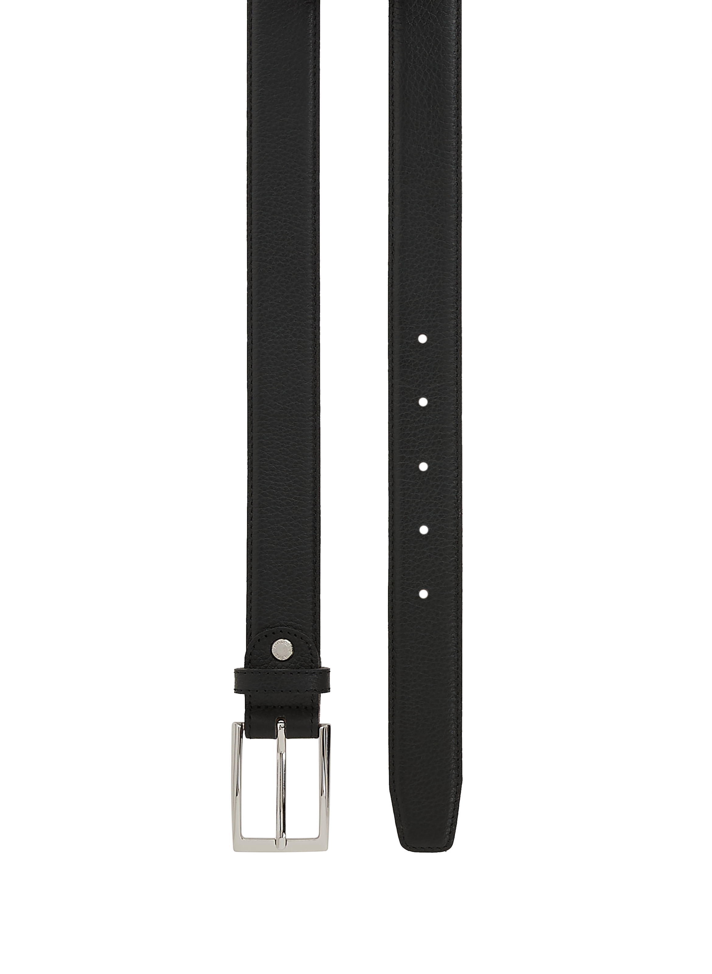 Leather belt AU PRINTEMPS PARIS Black