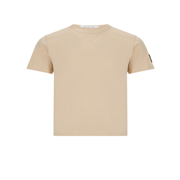 Calvin Klein Cotton T-shirt In Neutral