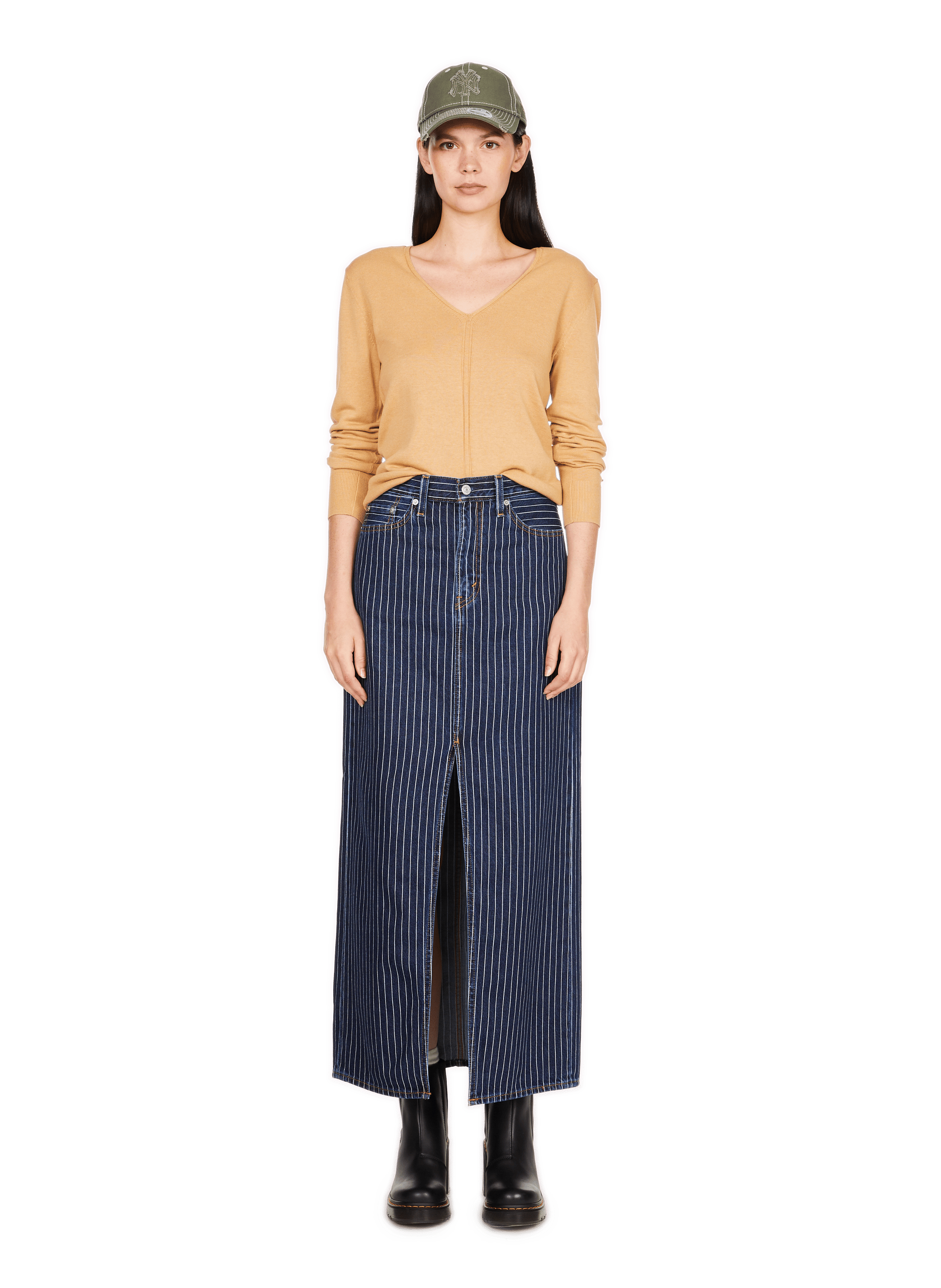 Cotton and linen jumper CALVIN KLEIN Beige