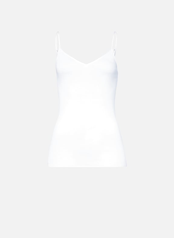 V-neck tank top White by HANRO HANRO V-neck tank top White