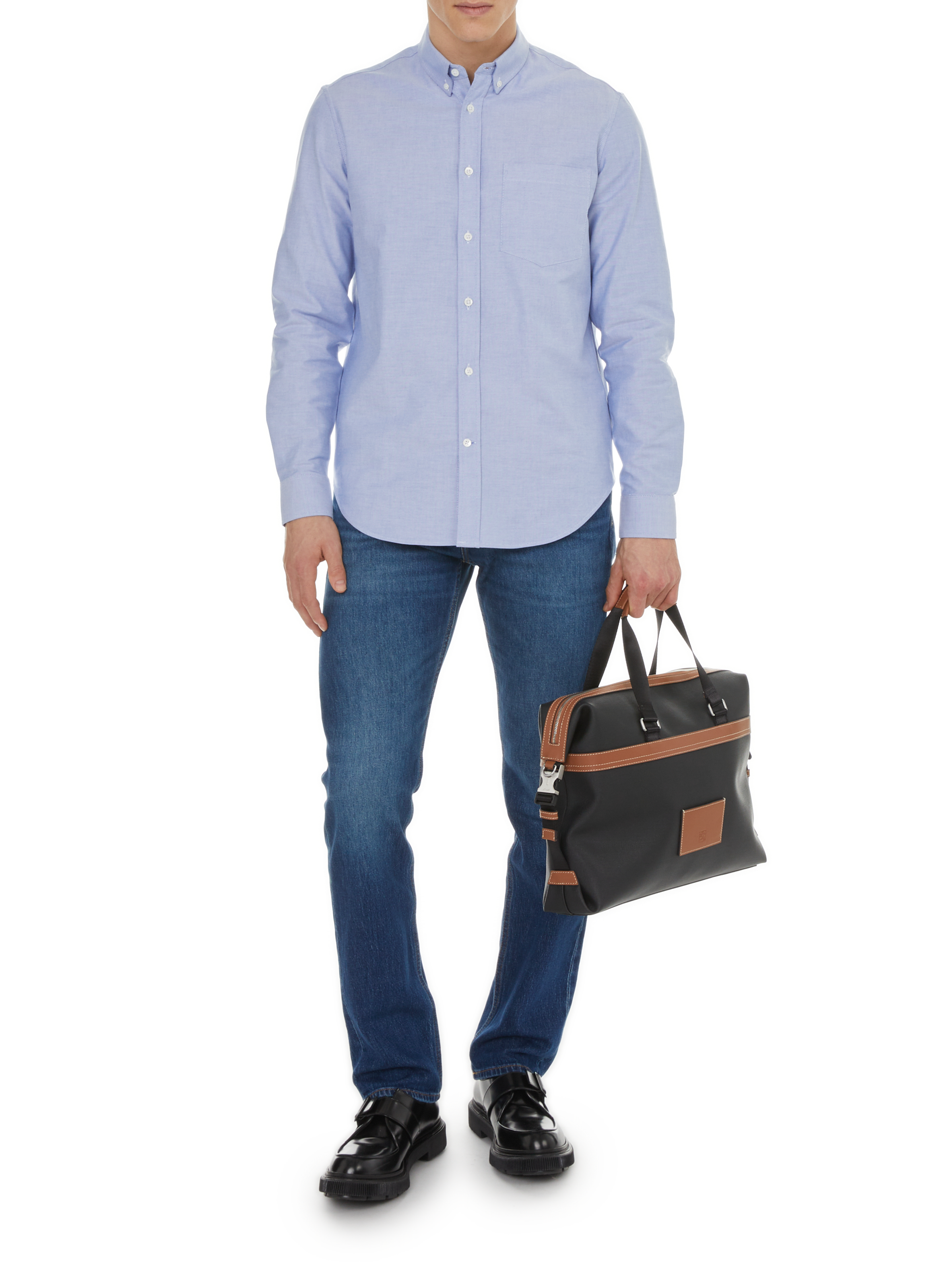 Long-sleeve cotton Shirt  EDITIONS 102 Blue