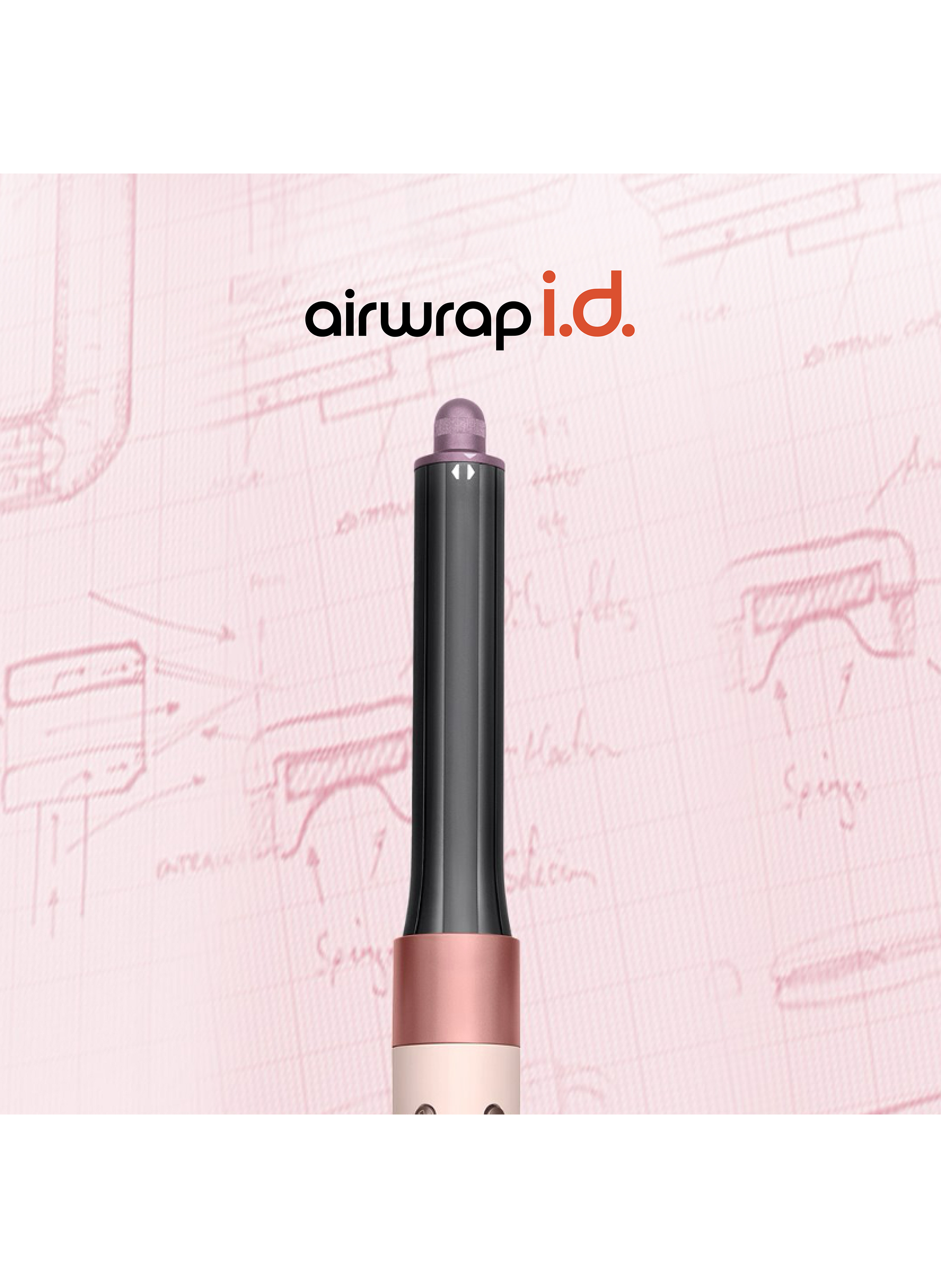 Airwrap i.d. ™ Cheveux raides à ondulés  Rose Céramique DYSON No color