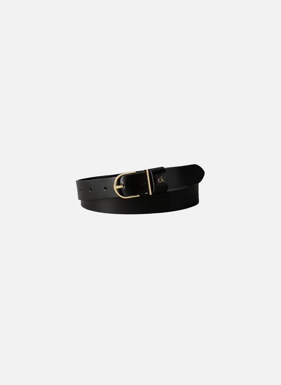 Ceinture en cuir Noir by CALVIN KLEIN CALVIN KLEIN Ceinture en cuir Noir