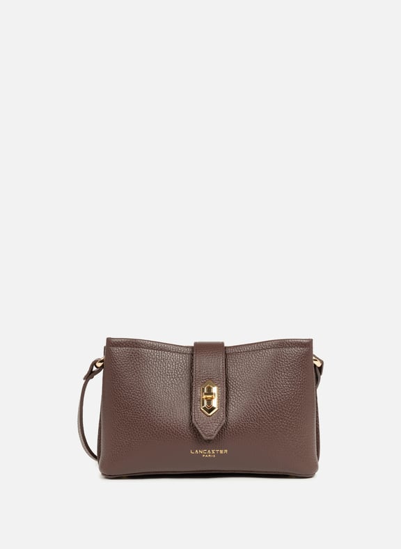 Crossbody bag - Top Double Brown by LANCASTER LANCASTER Crossbody bag - Top Double Brown