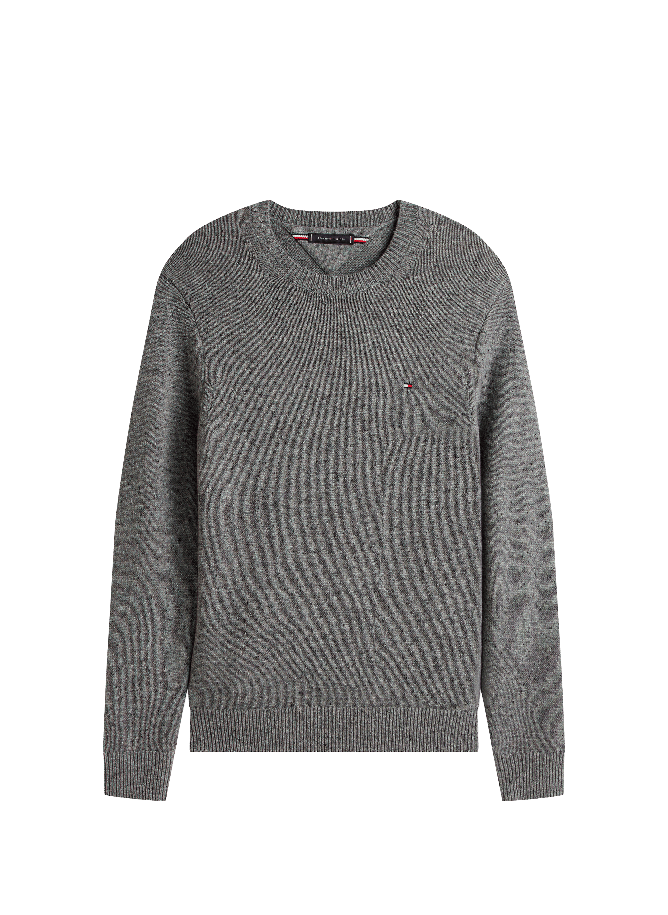 Wool-blend round-neck jumper TOMMY HILFIGER Grey