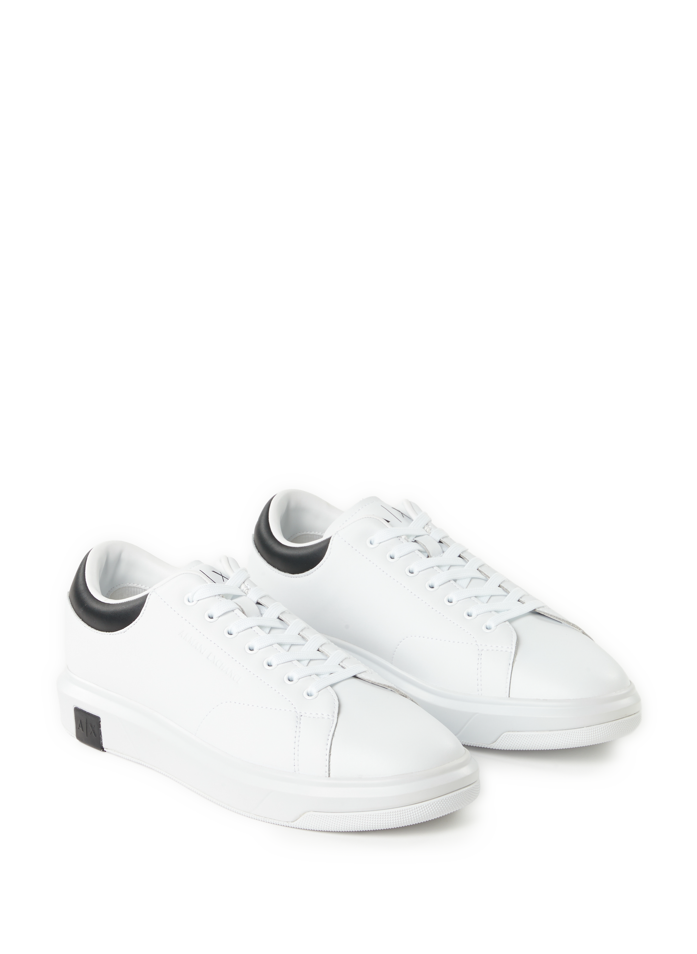 Solid color cow leather sneakers ARMANI EXCHANGE Multicolour