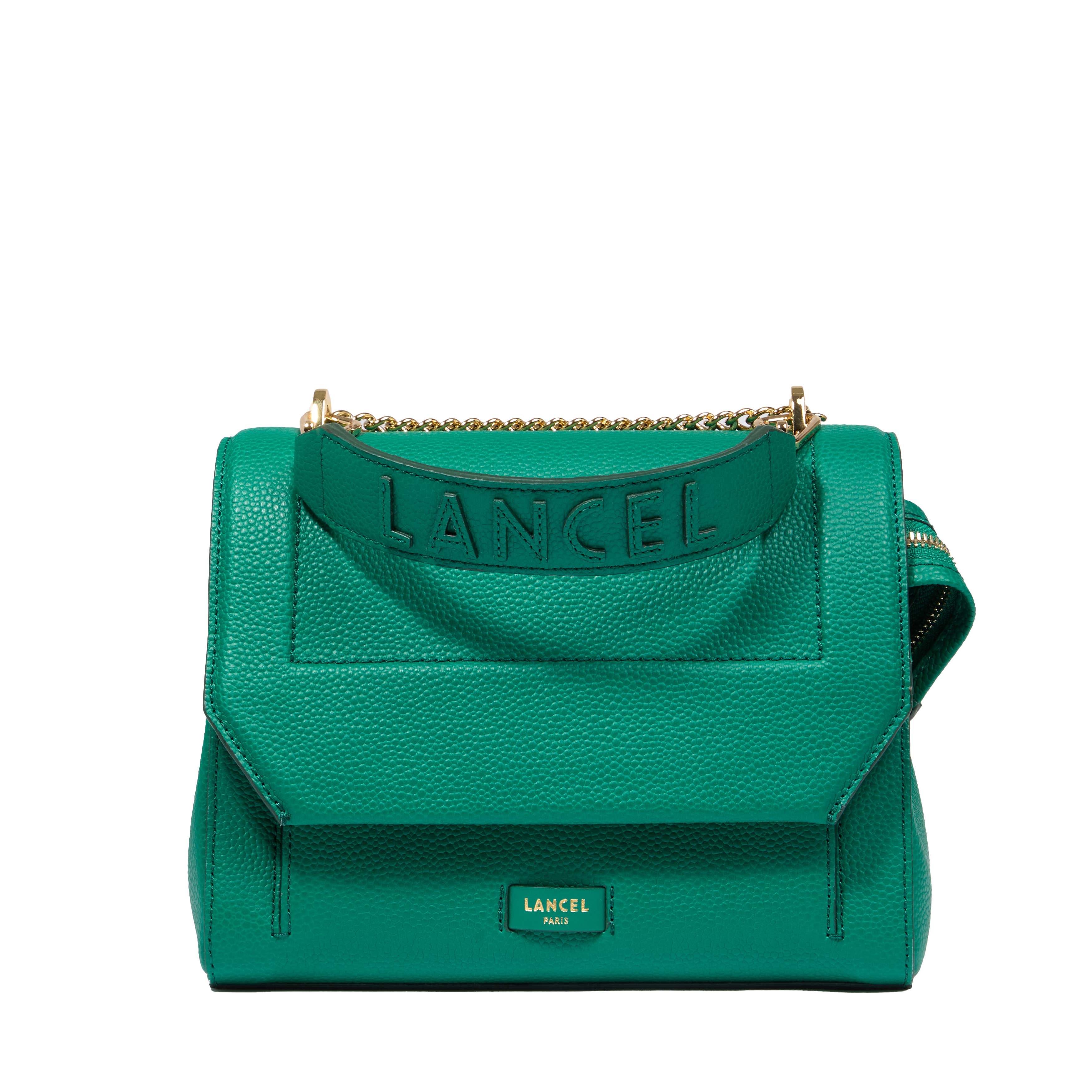 Sac rabat m ninon de lancel en cuir LANCEL Vert