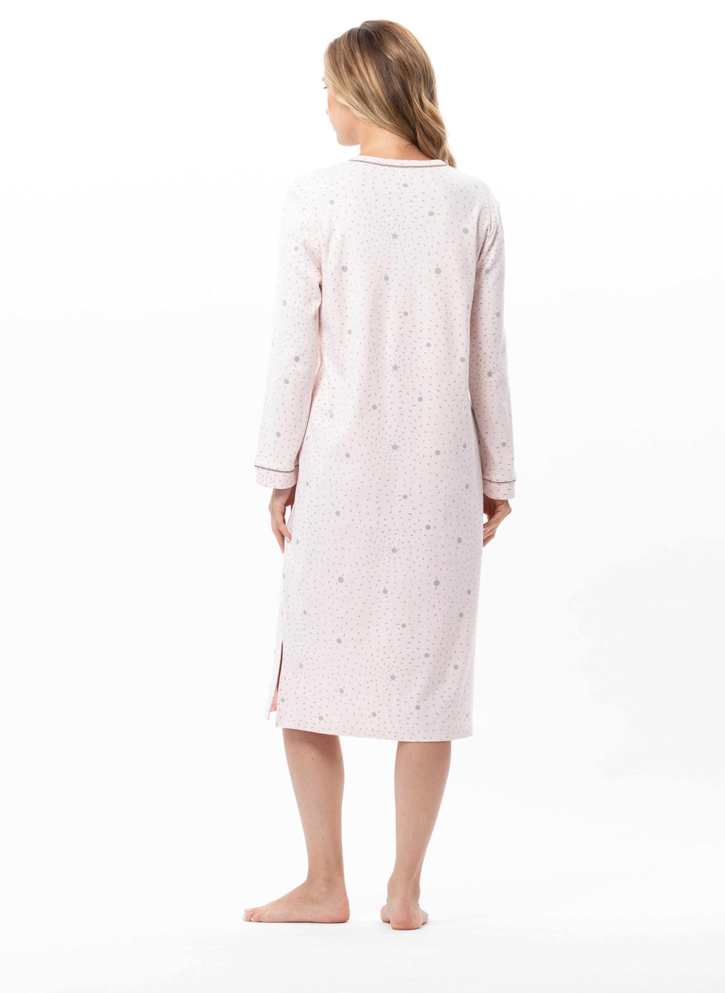 Chemise de nuit en coton cosy 111 LE CHAT Multicolore