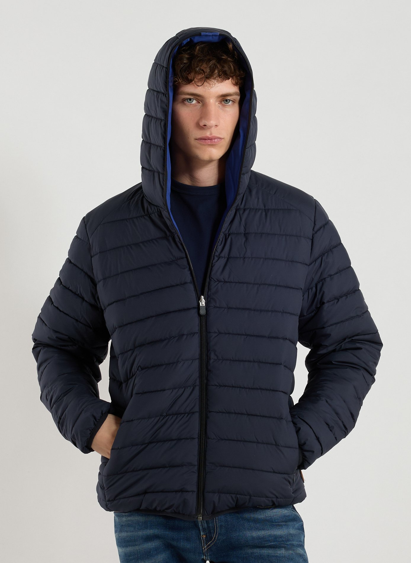 Doudoune ample à capuche  SAVE THE DUCK Bleu