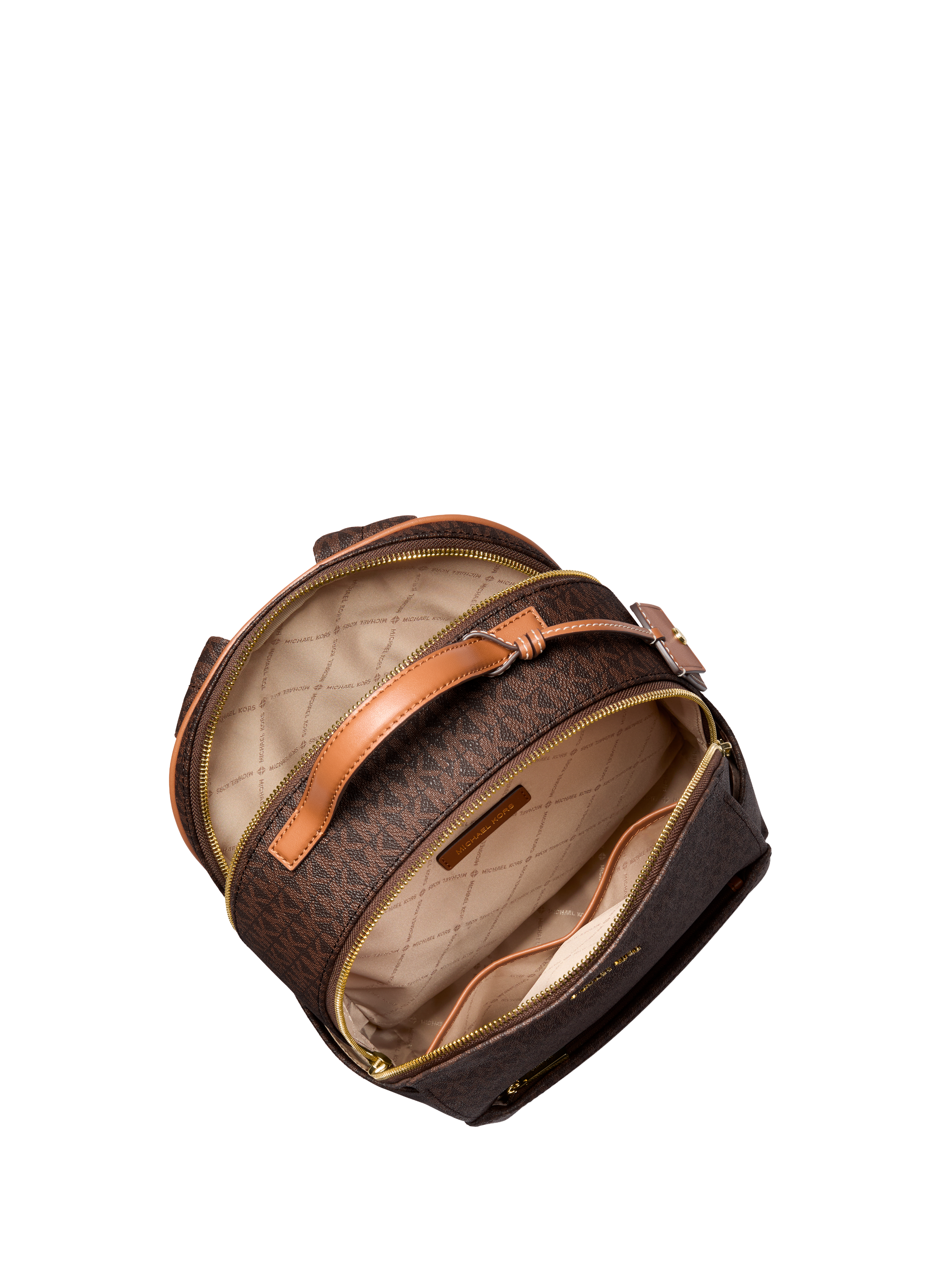 Sac à dos imprimé monogramme  MICHAEL KORS Marron