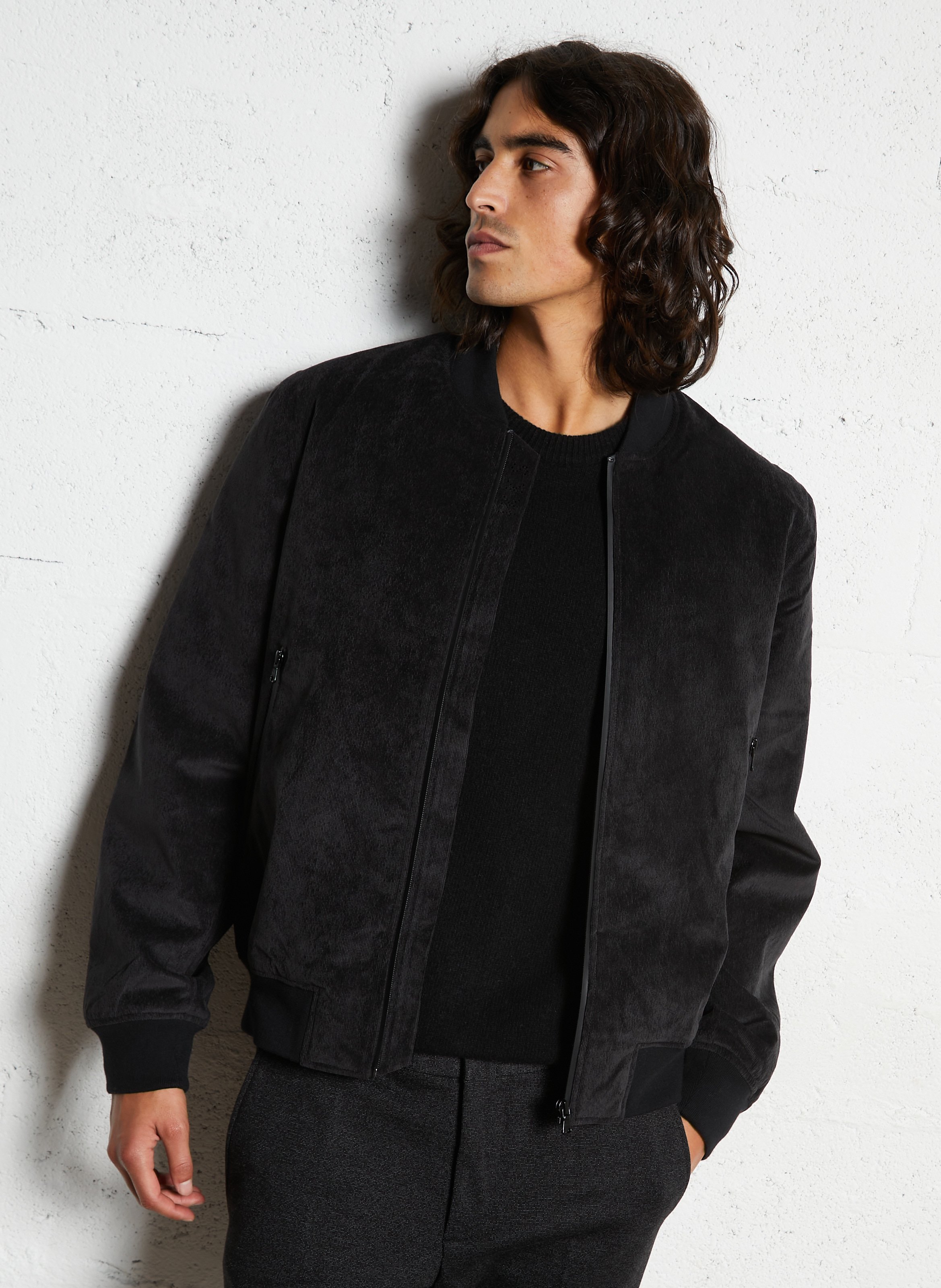 Blouson col teddy IKKS Noir