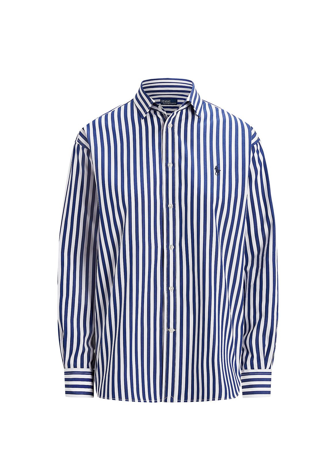 Chemise rayée en coton POLO RALPH LAUREN Bleu